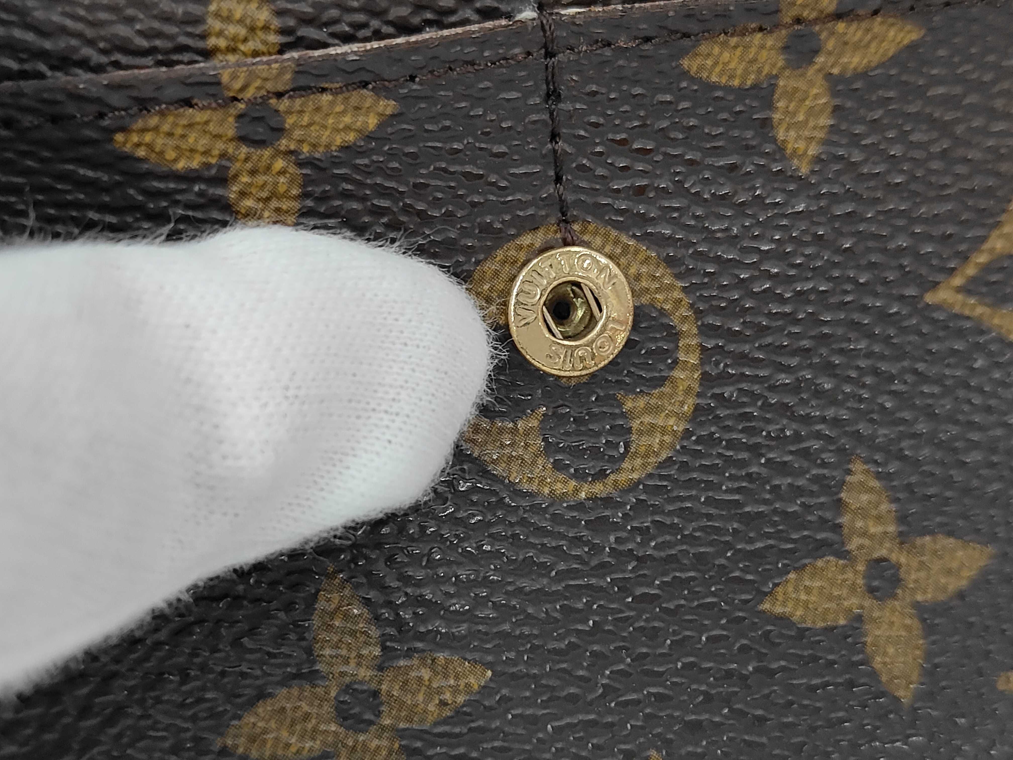 Monogram Louis Vuitton Monogram Portefeuille Sarah MB0095 Wallet — view 7