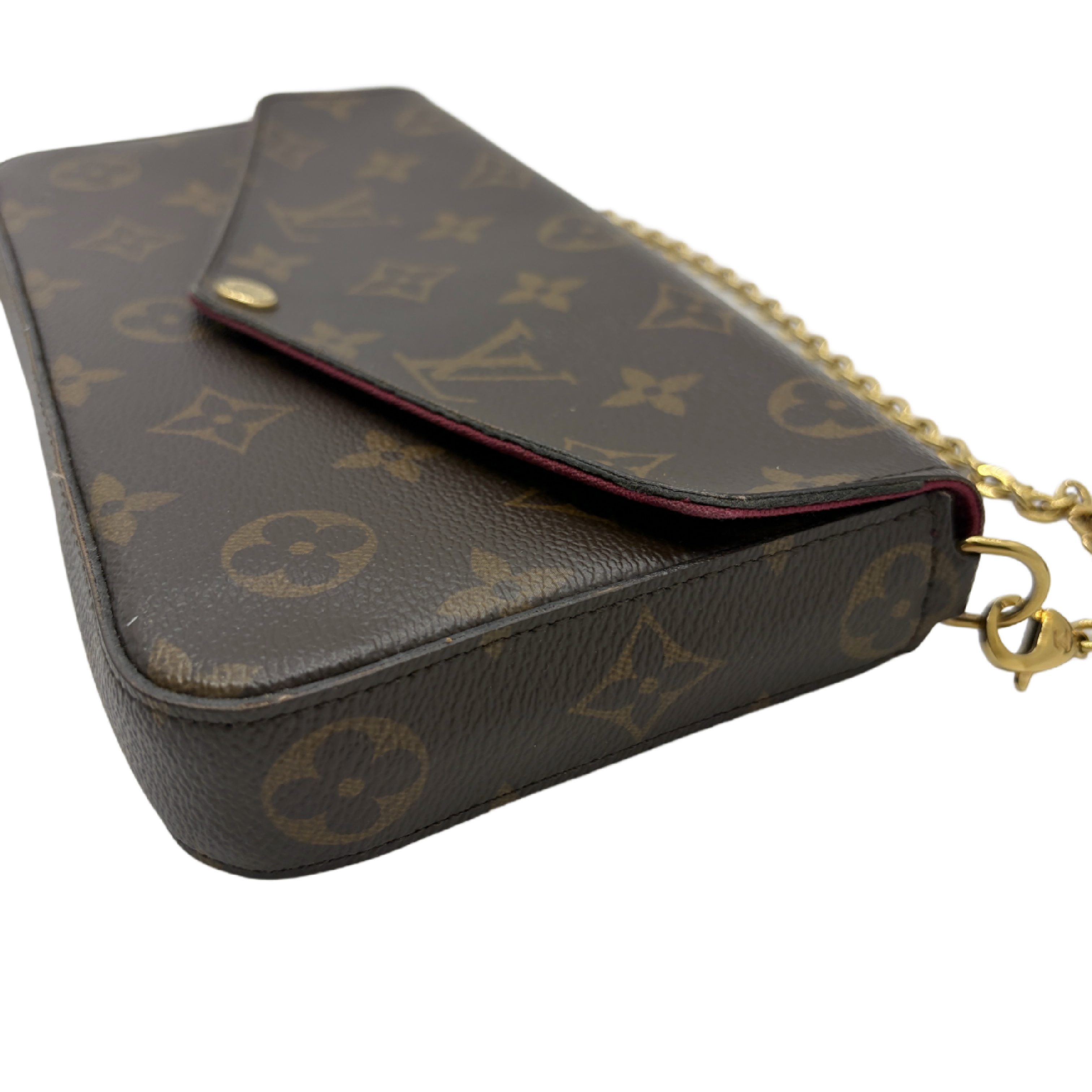 Pochette Felicie Monogram Chain Shoulder Bag — view 7