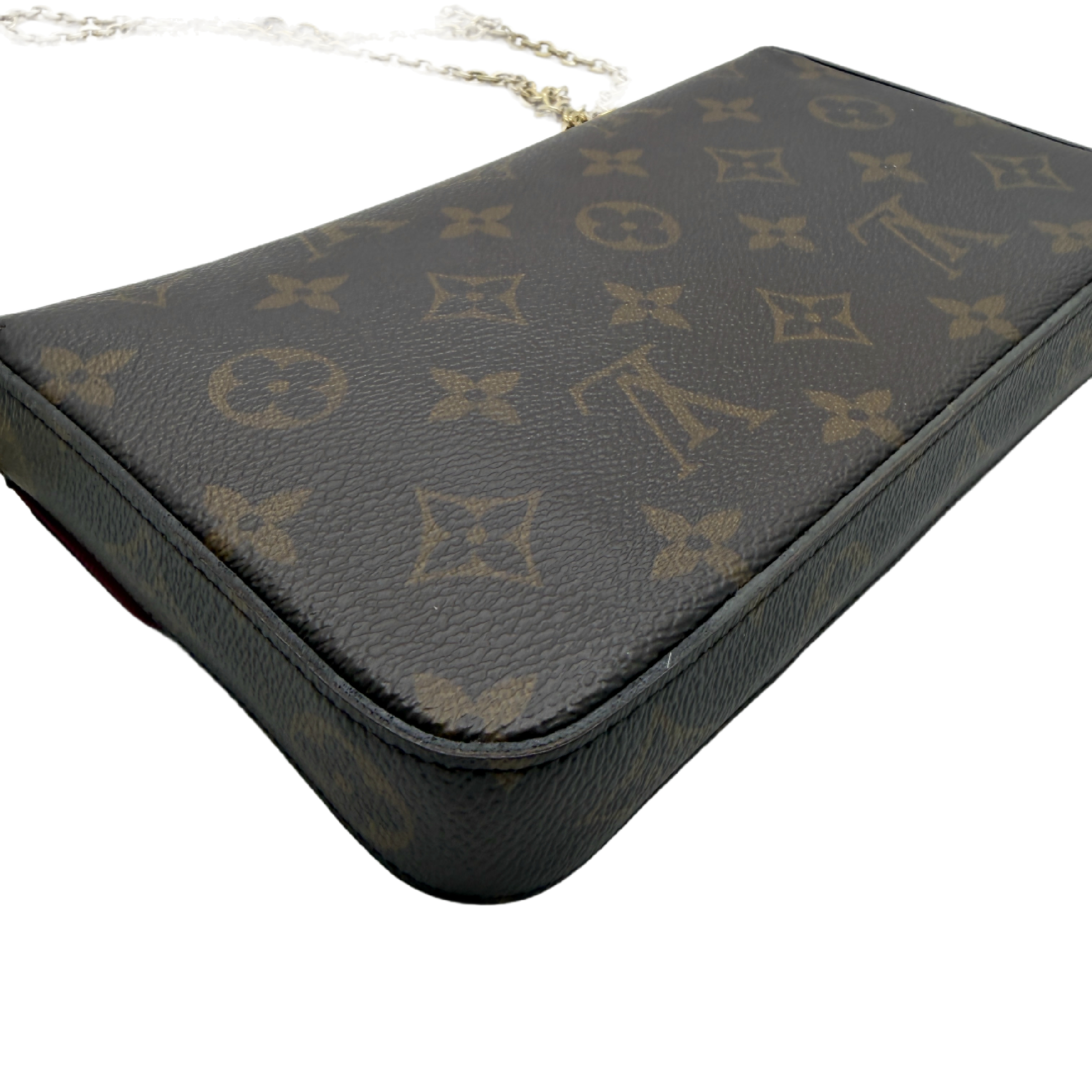 Pochette Felicie Monogram Chain Shoulder Bag — view 8