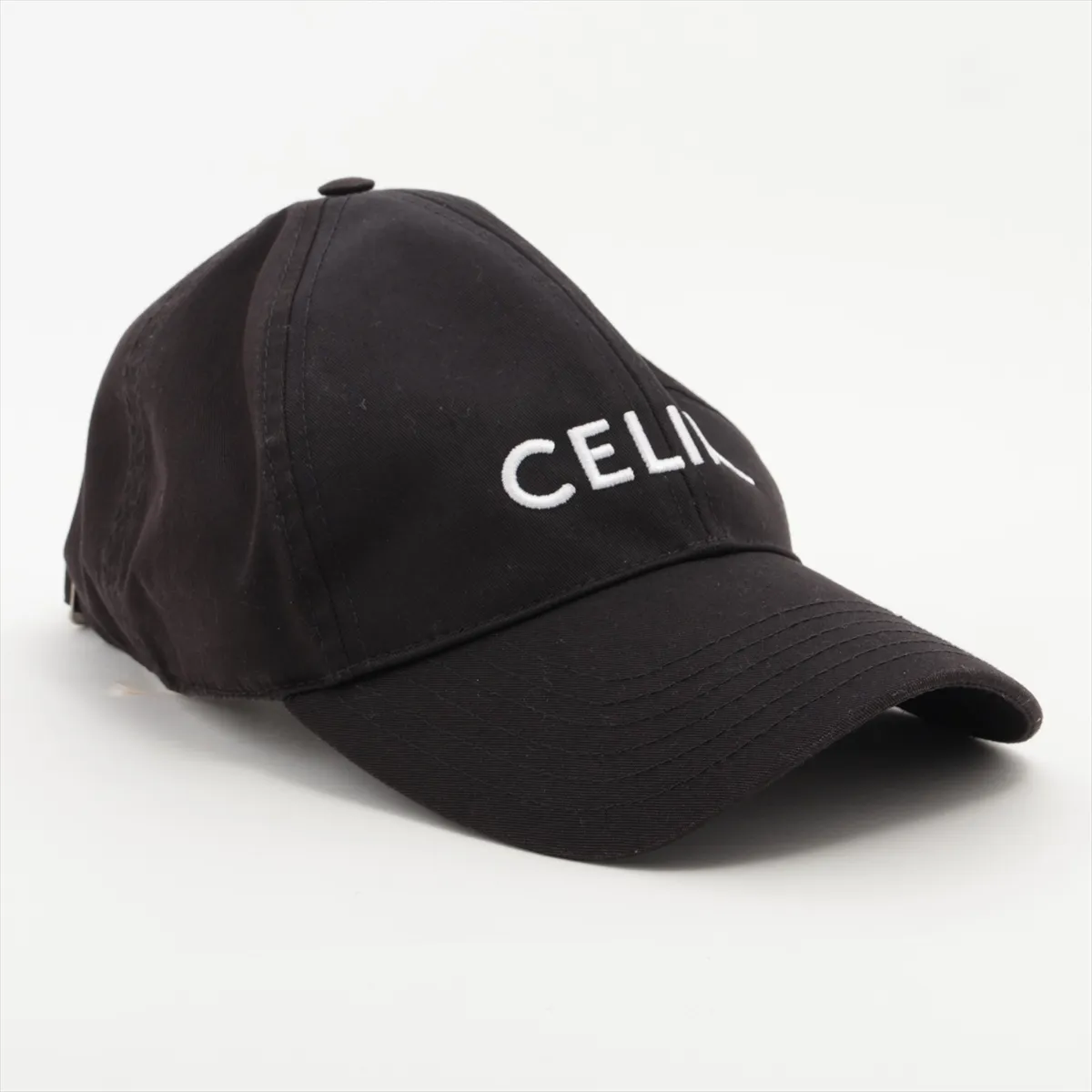 2AUS9242N Logo Cap, Size L, Cotton, Black. Shows signs of wear, — view 2