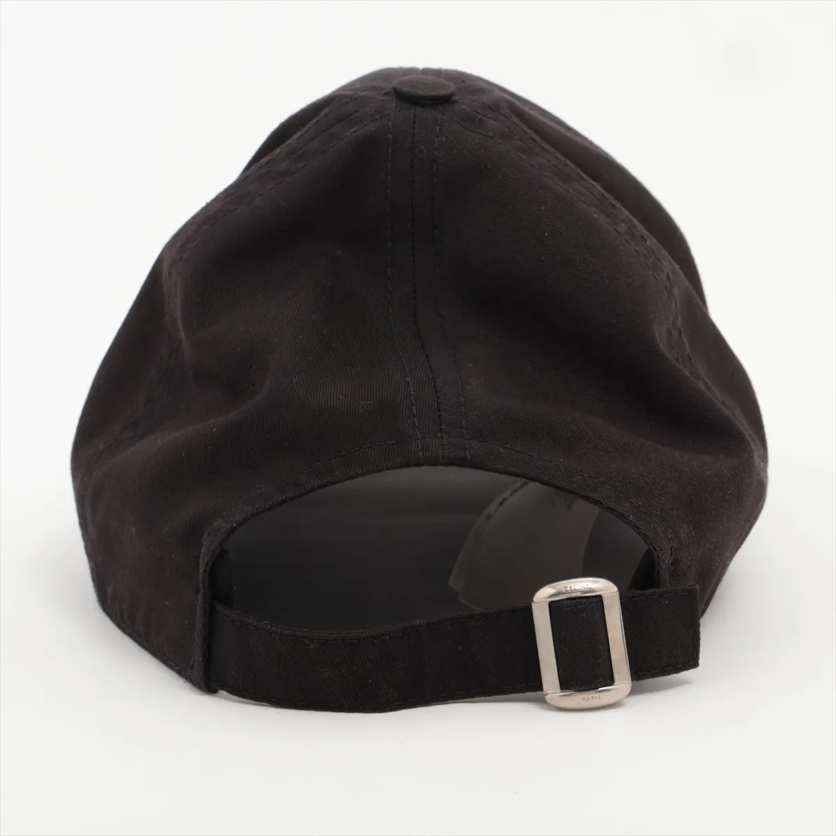 2AUS9242N Logo Cap, Size L, Cotton, Black. Shows signs of wear, — view 3
