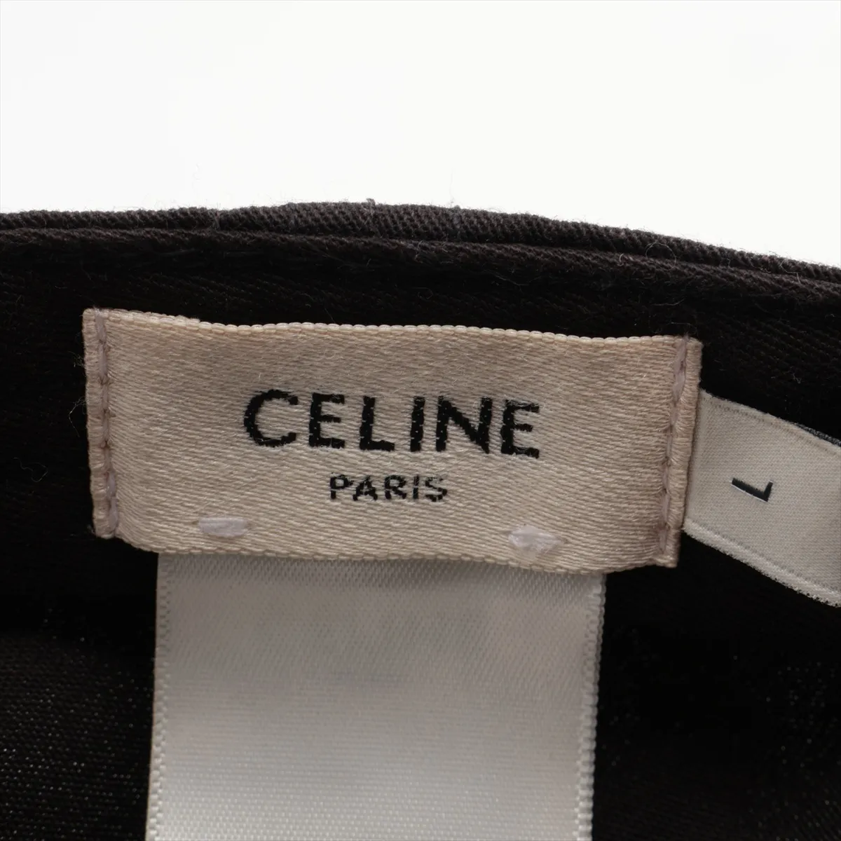 2AUS9242N Logo Cap, Size L, Cotton, Black. Shows signs of wear, — view 5