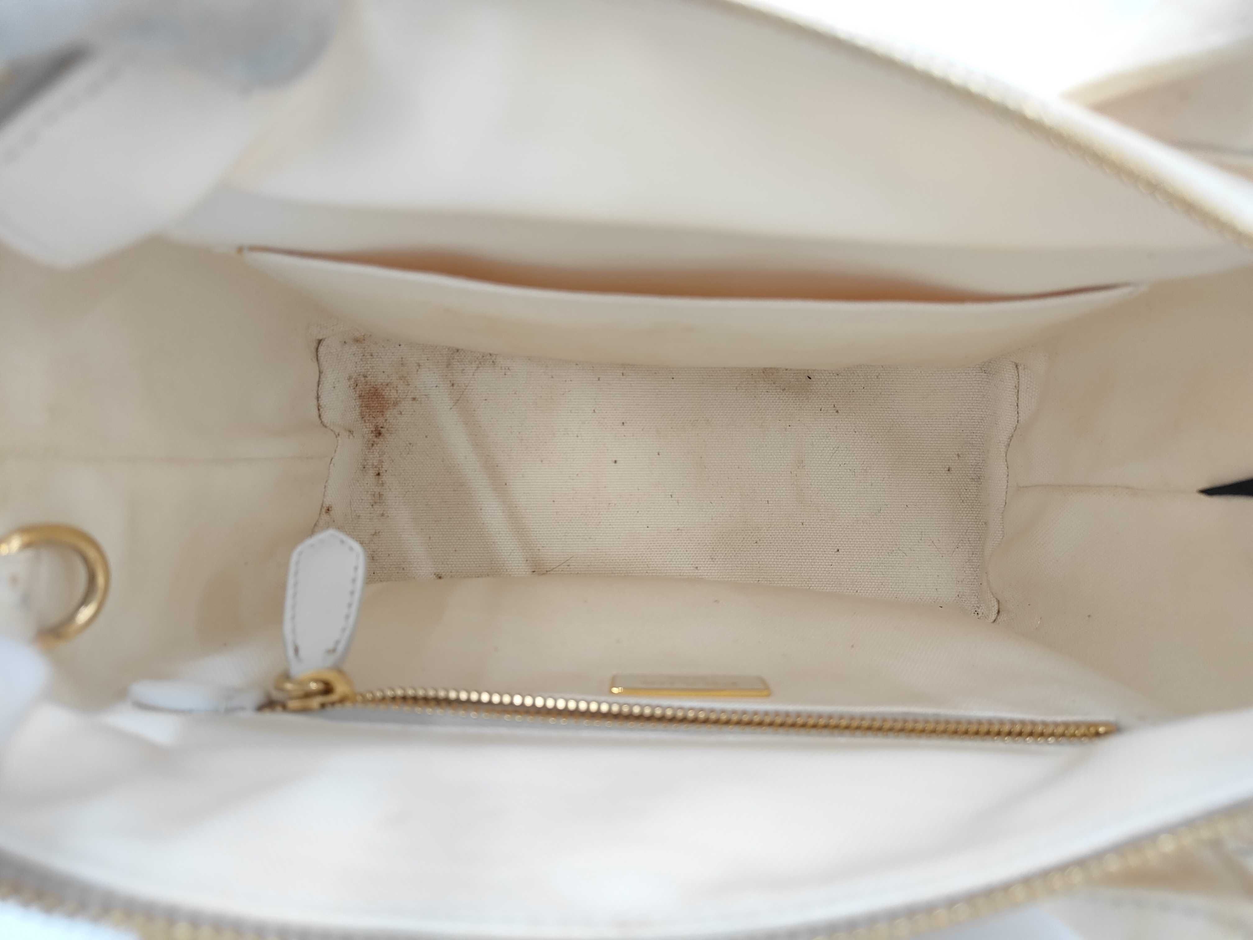 Canapa Wicker Natural x White 1BG835 Handbag — view 12