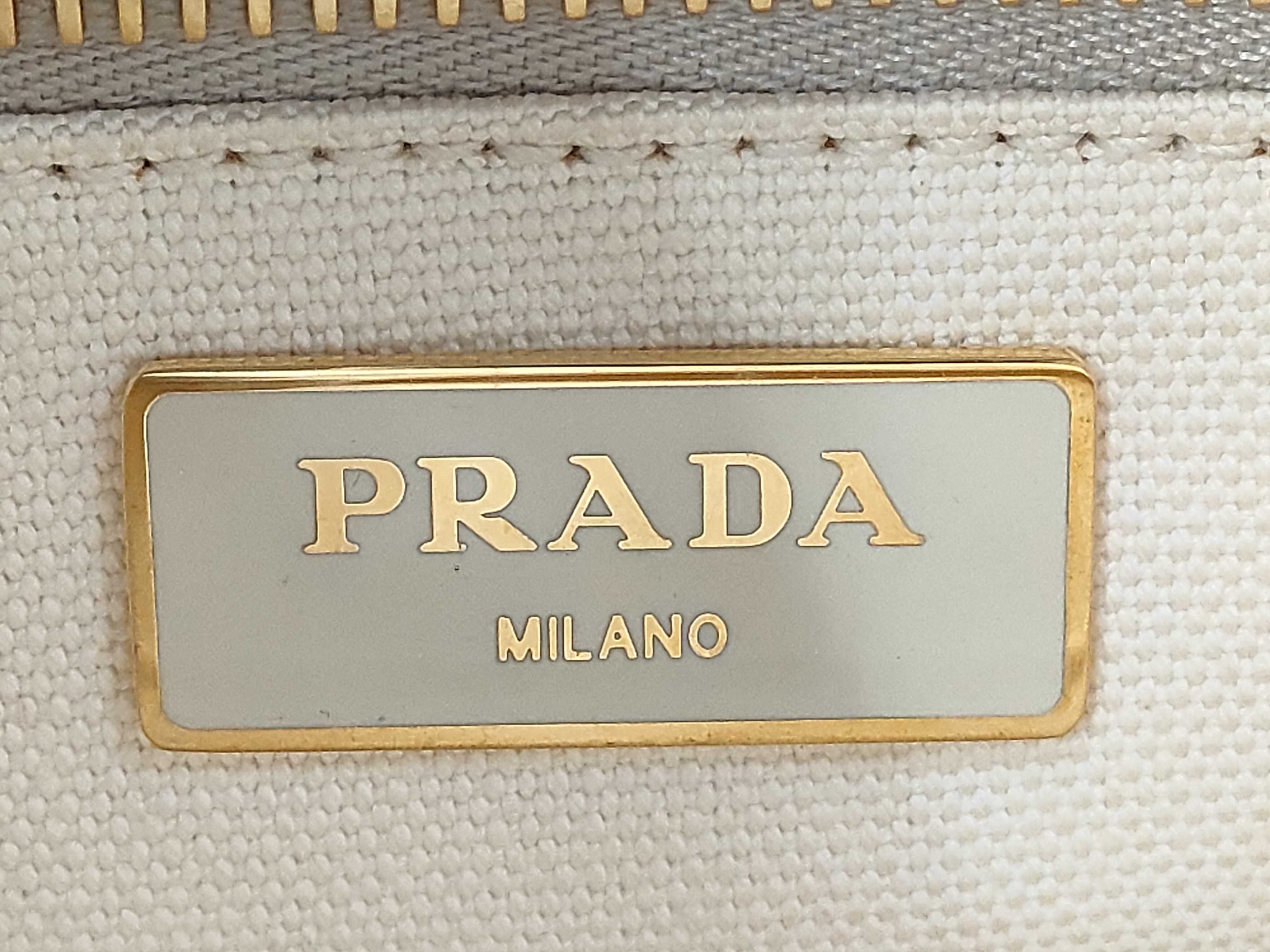 Canapa Wicker Natural x White 1BG835 Handbag — view 13