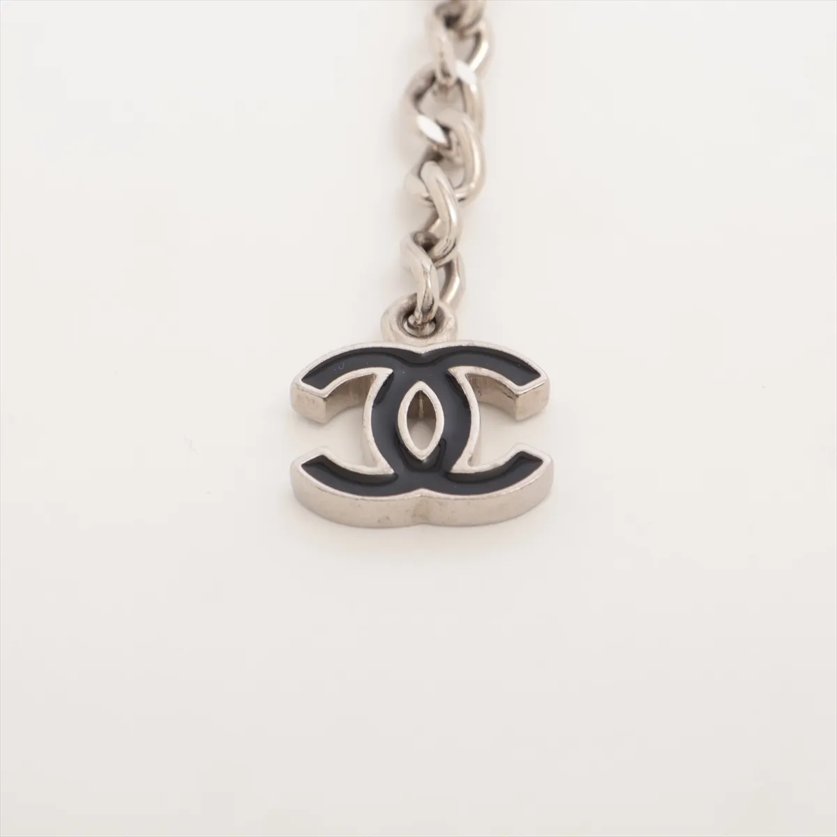 Cambon 05C Chain Belt, Metal, Silver, with dents, — view 2