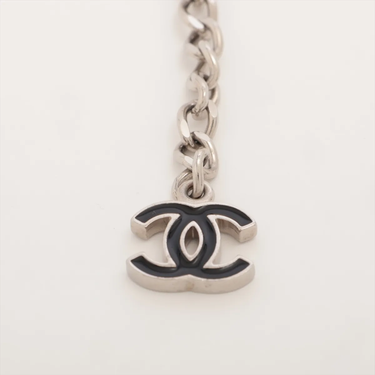 Cambon 05C Chain Belt, Metal, Silver, with dents, — view 3