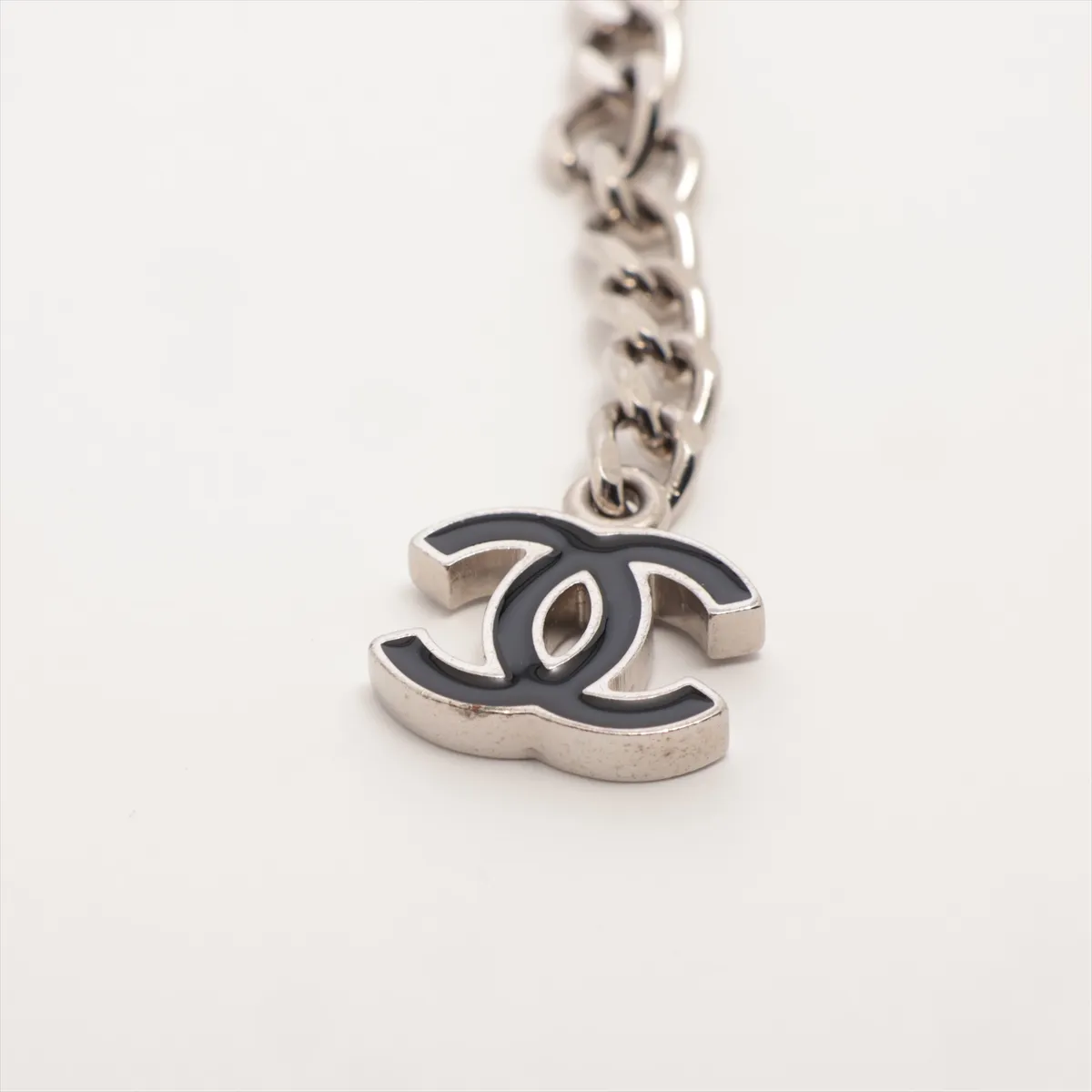 Cambon 05C Chain Belt, Metal, Silver, with dents, — view 5