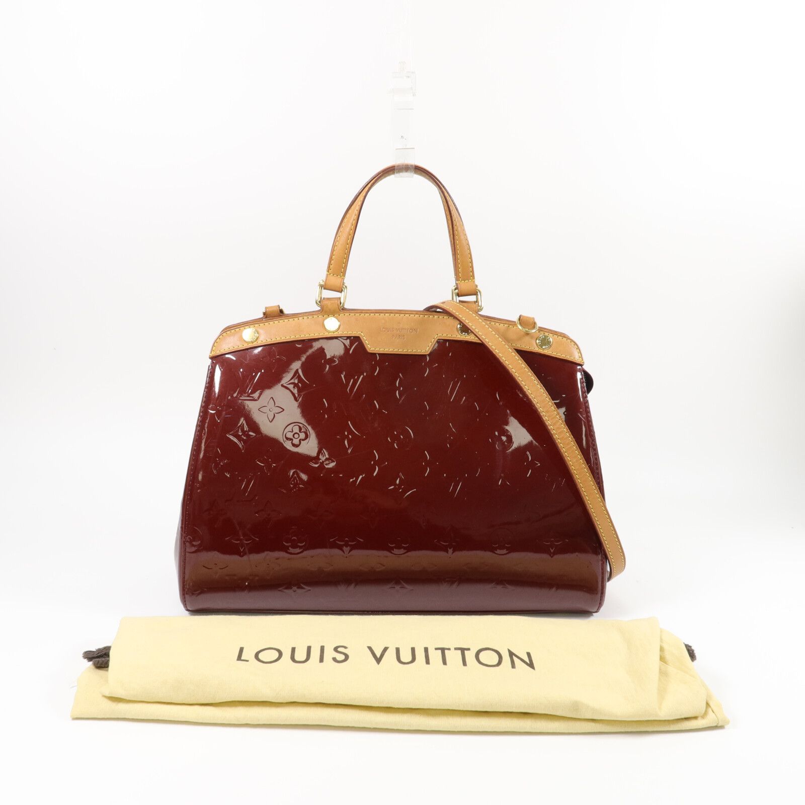 Vernis Brea Mm Hand-ground Shoulder And Back Bag Red 2way Shoulder Bag M 91798 — view 11