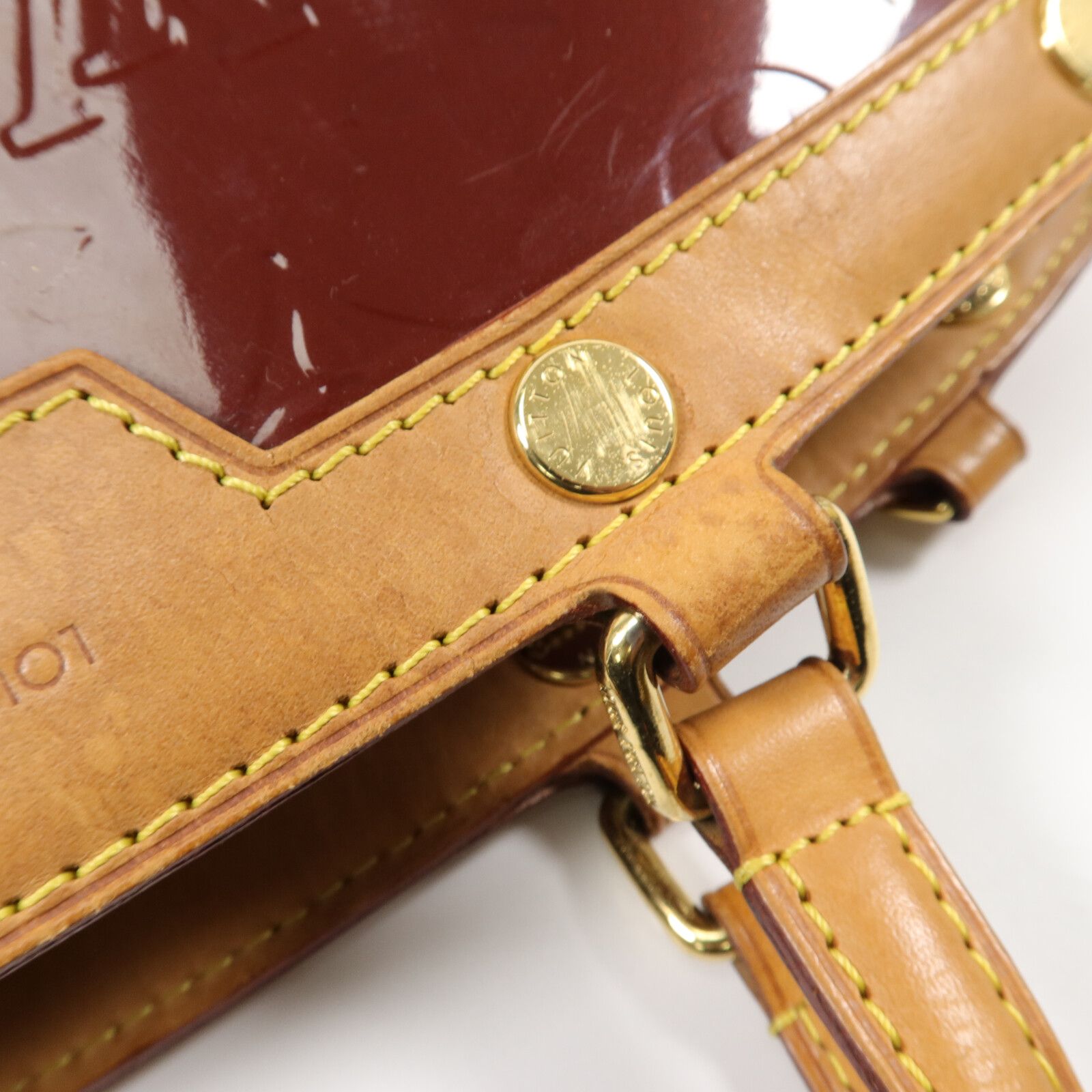 Vernis Brea Mm Hand-ground Shoulder And Back Bag Red 2way Shoulder Bag M 91798 — view 18