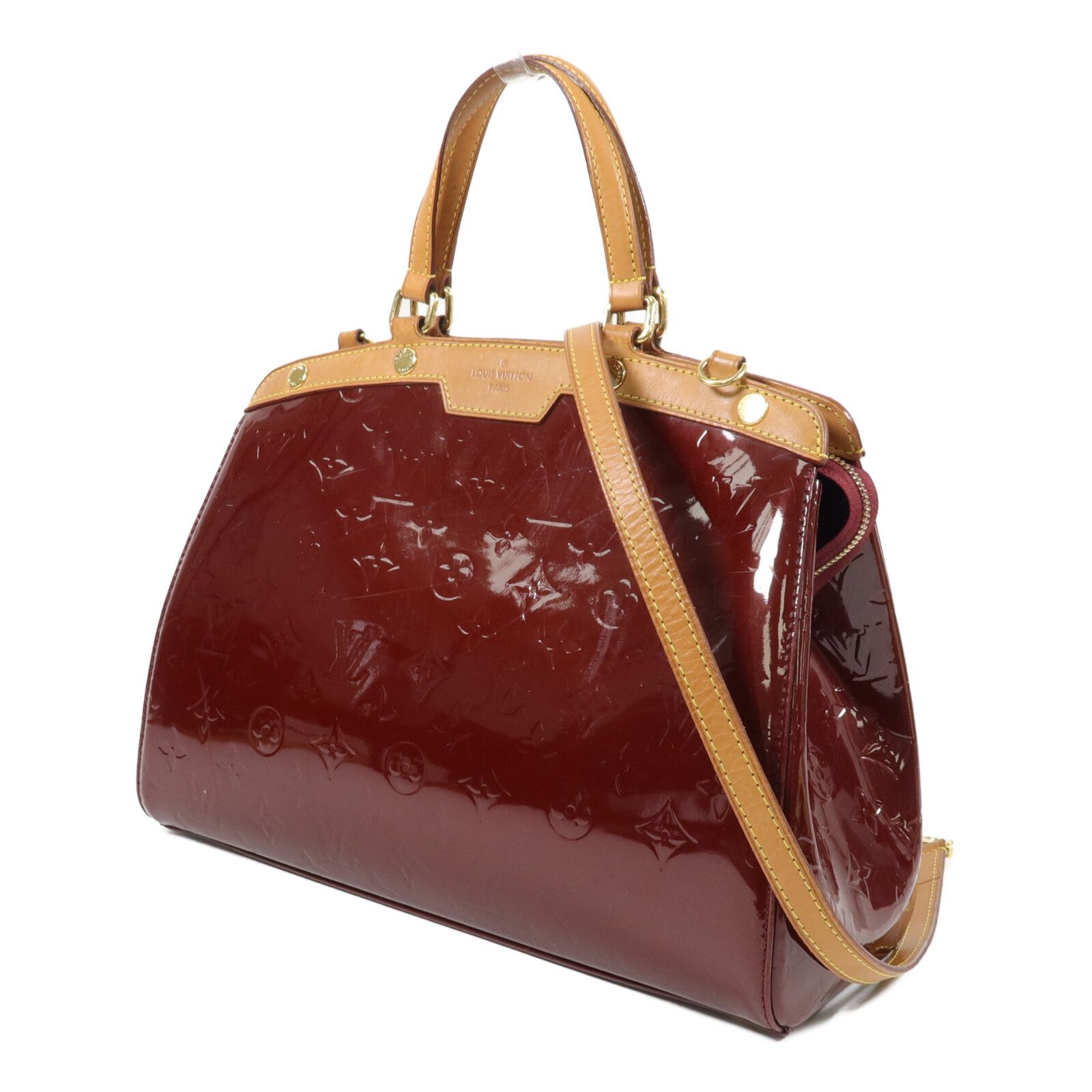 Vernis Brea Mm Hand-ground Shoulder And Back Bag Red 2way Shoulder Bag M 91798 — view 3