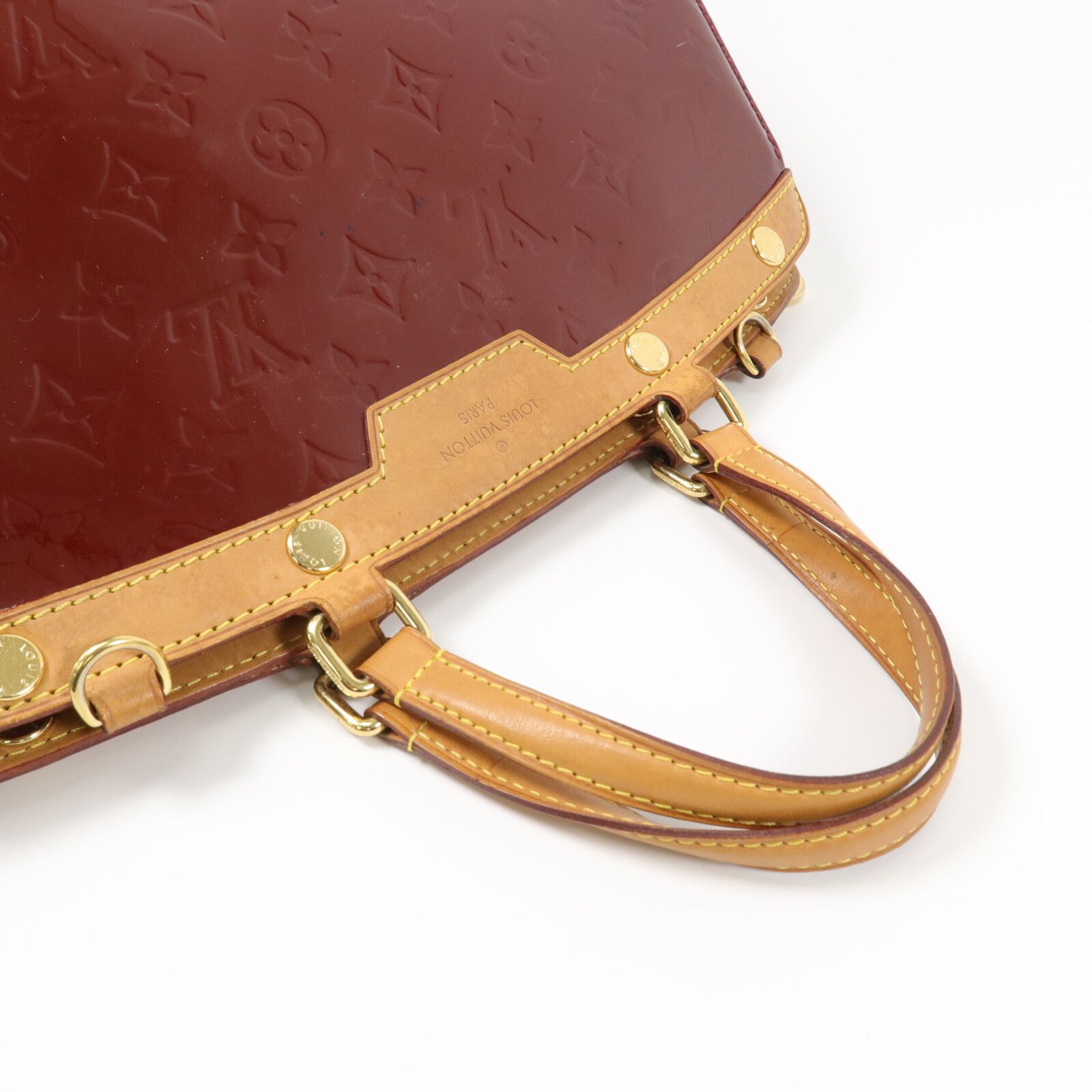 Vernis Brea Mm Hand-ground Shoulder And Back Bag Red 2way Shoulder Bag M 91798 — view 9