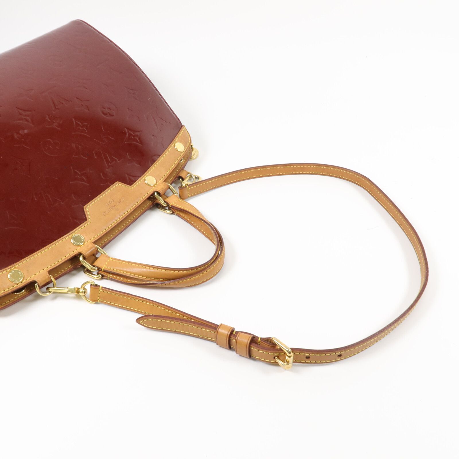 Vernis Brea Mm Hand-ground Shoulder And Back Bag Red 2way Shoulder Bag M 91798 — view 10