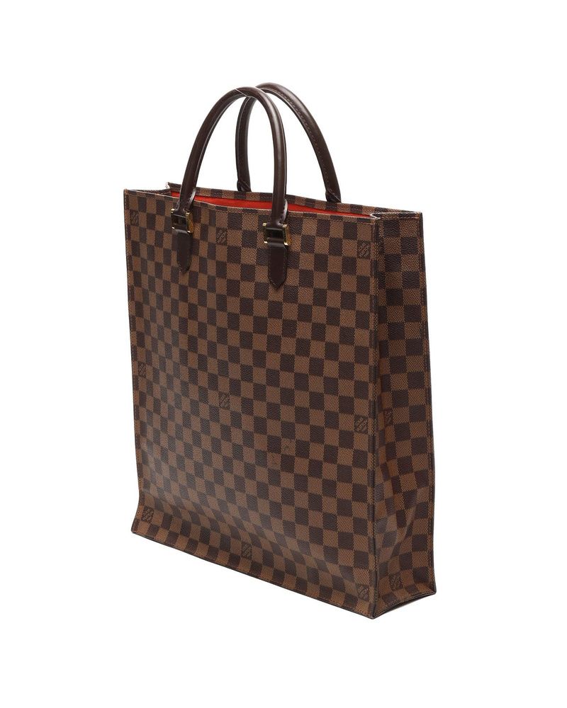 Damier Ebene Sac Plat Bag — view 3