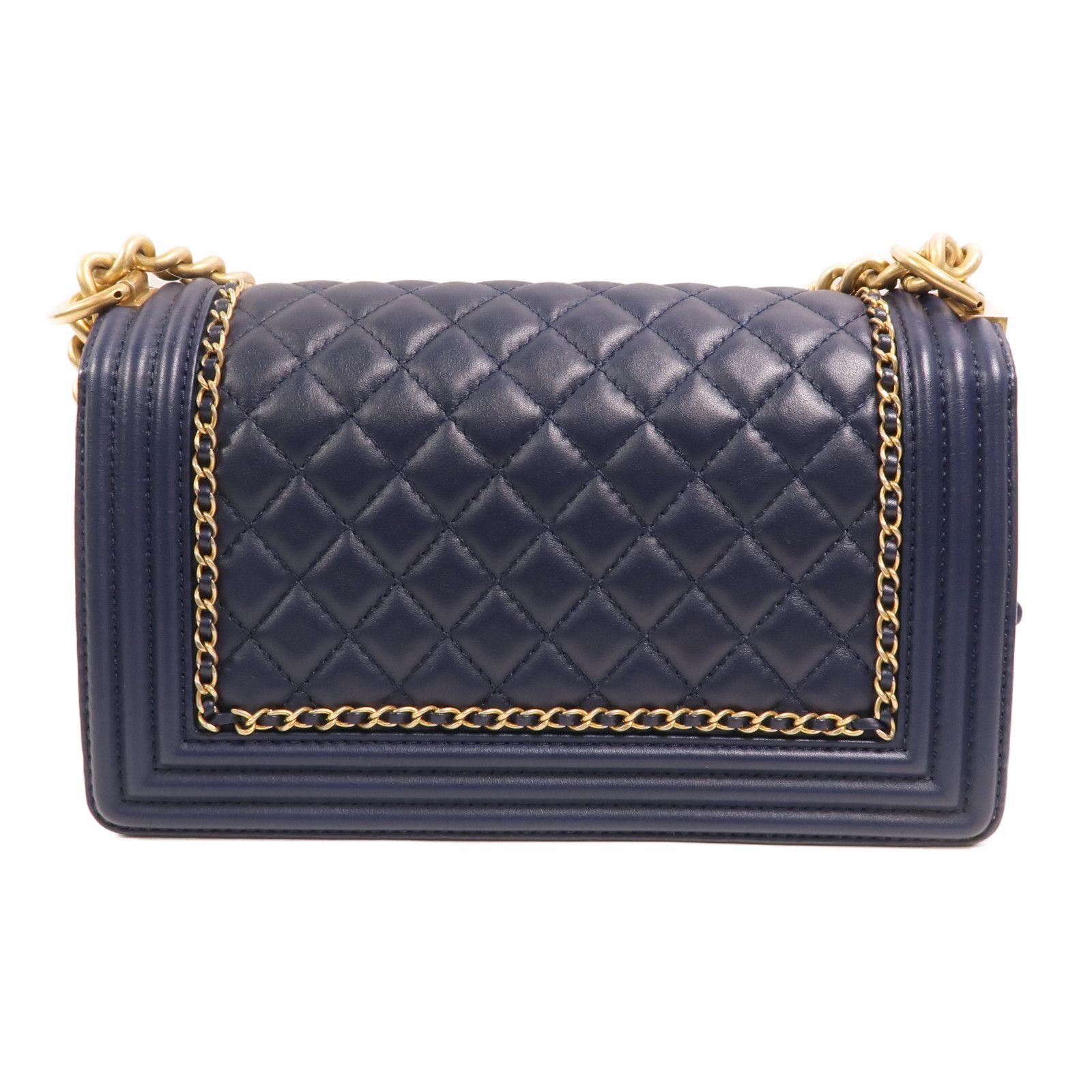 Lambskin Leather Boy 25 w/Gold Trim — view 2