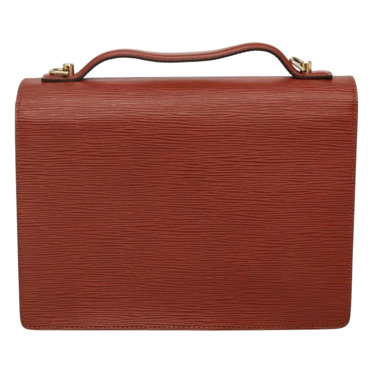 Monceau 28 Hand Bag Brown M 52123 Lv Auth, Brown — view 2