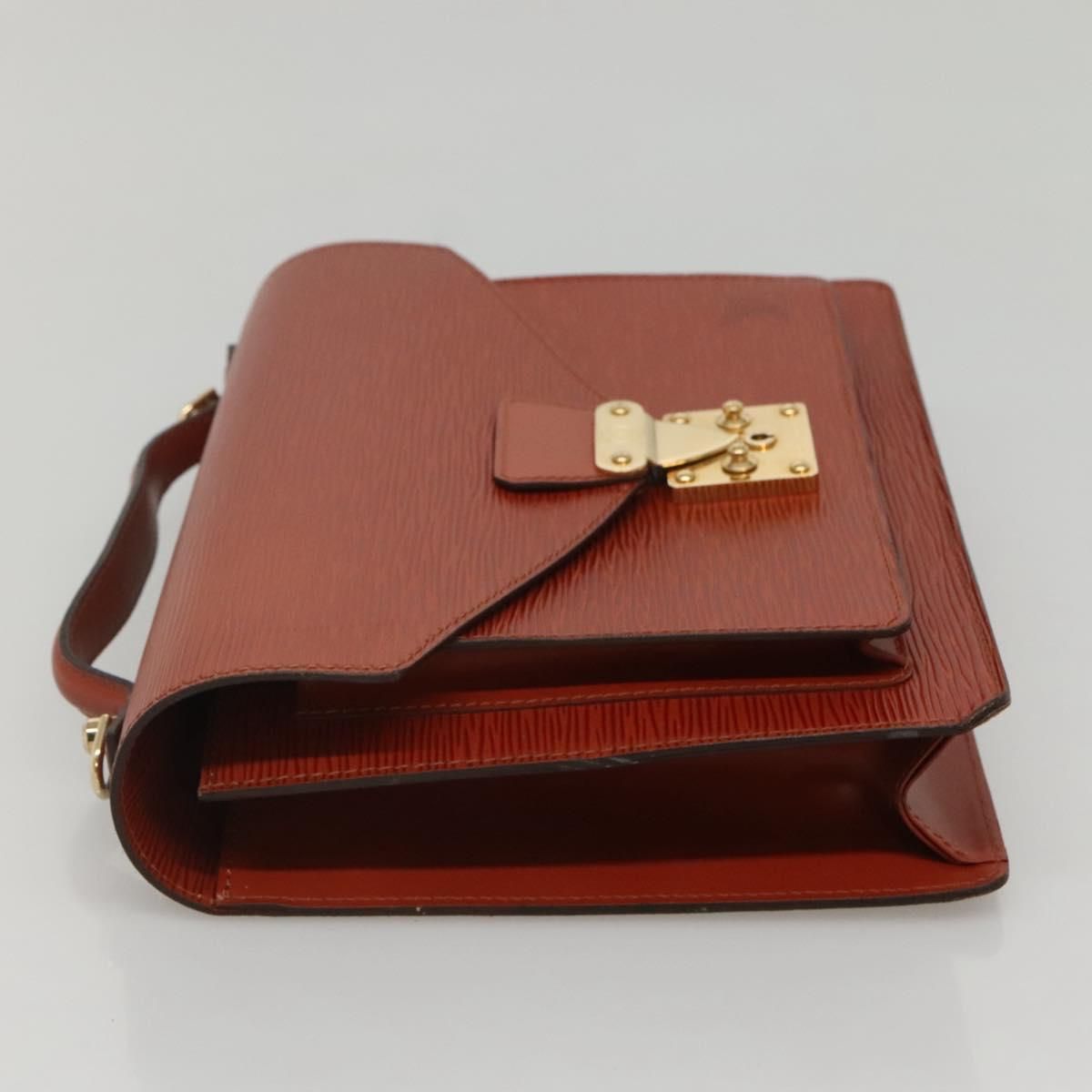 Monceau 28 Hand Bag Brown M 52123 Lv Auth, Brown — view 3