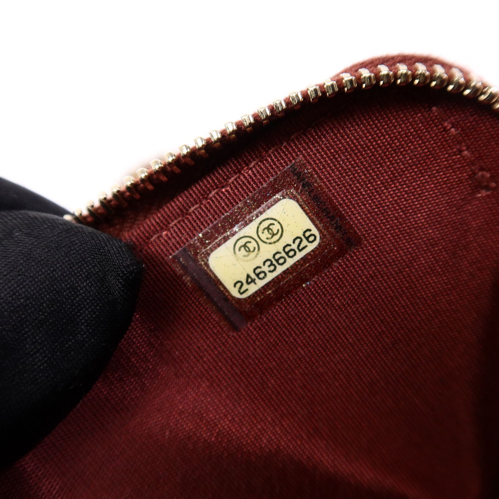 Lambskin Quilted Small Boy Clutch w/Chain Strap — view 10