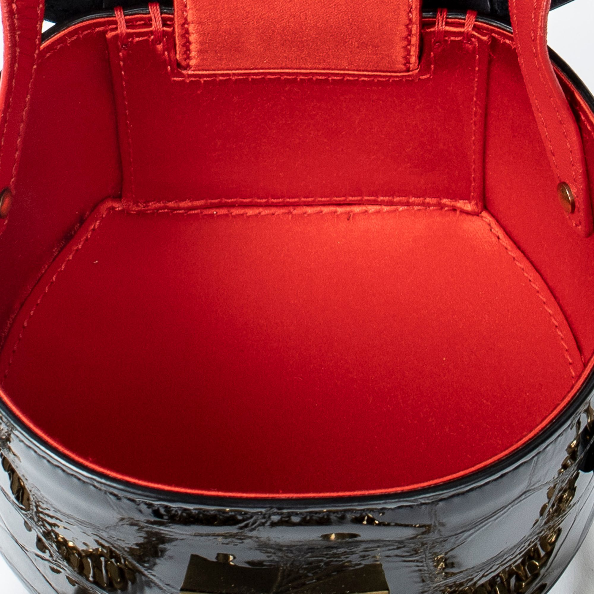 Yves Saint Laurent Mini Mica Hatbox Chain Crossbody  Croc Embossed Leather — view 14
