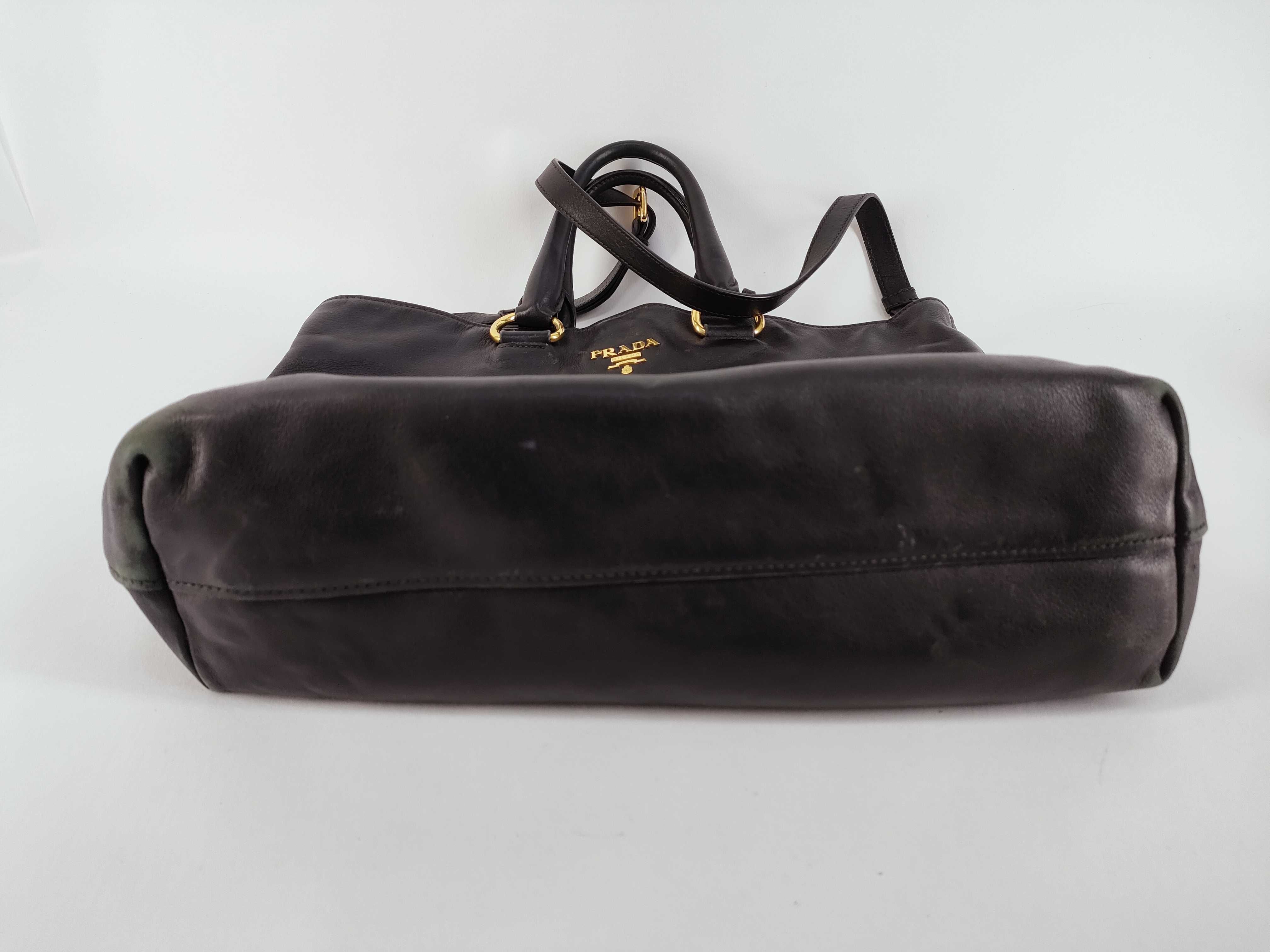 Black Calfskin Two Way Tote — view 9