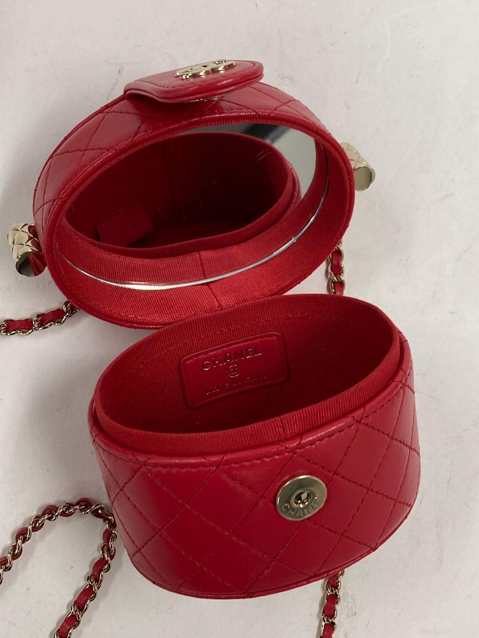 Mini Chain Vanity Case with Chain — view 2
