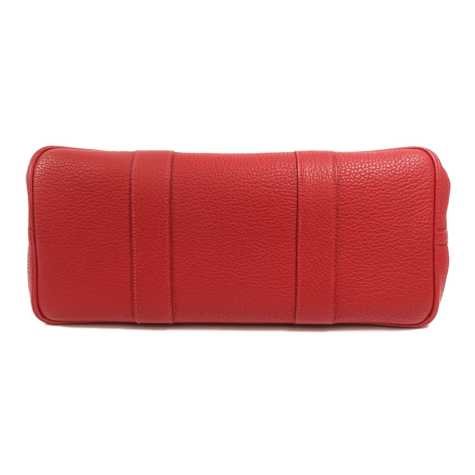 Country Leather Garden Party Pm Handmade Bag Rouge Piment Tote Bag Rouge Piment Red Rouge Piment Country Leather — view 4