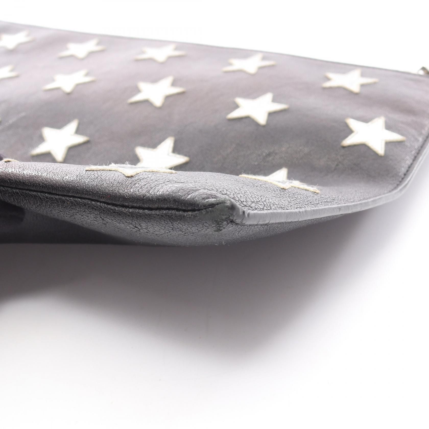Pouch w/Silver Stars, Black — view 6