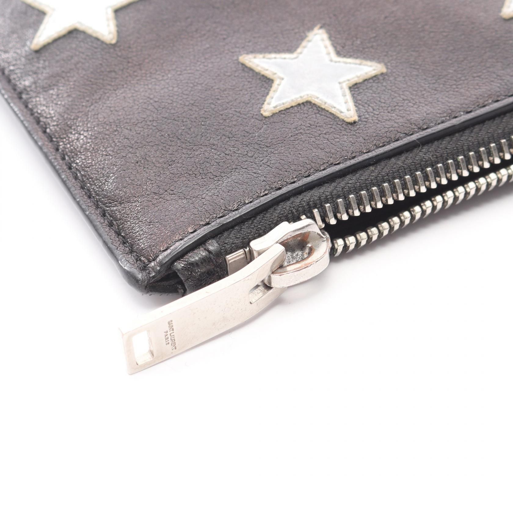 Pouch w/Silver Stars, Black — view 8