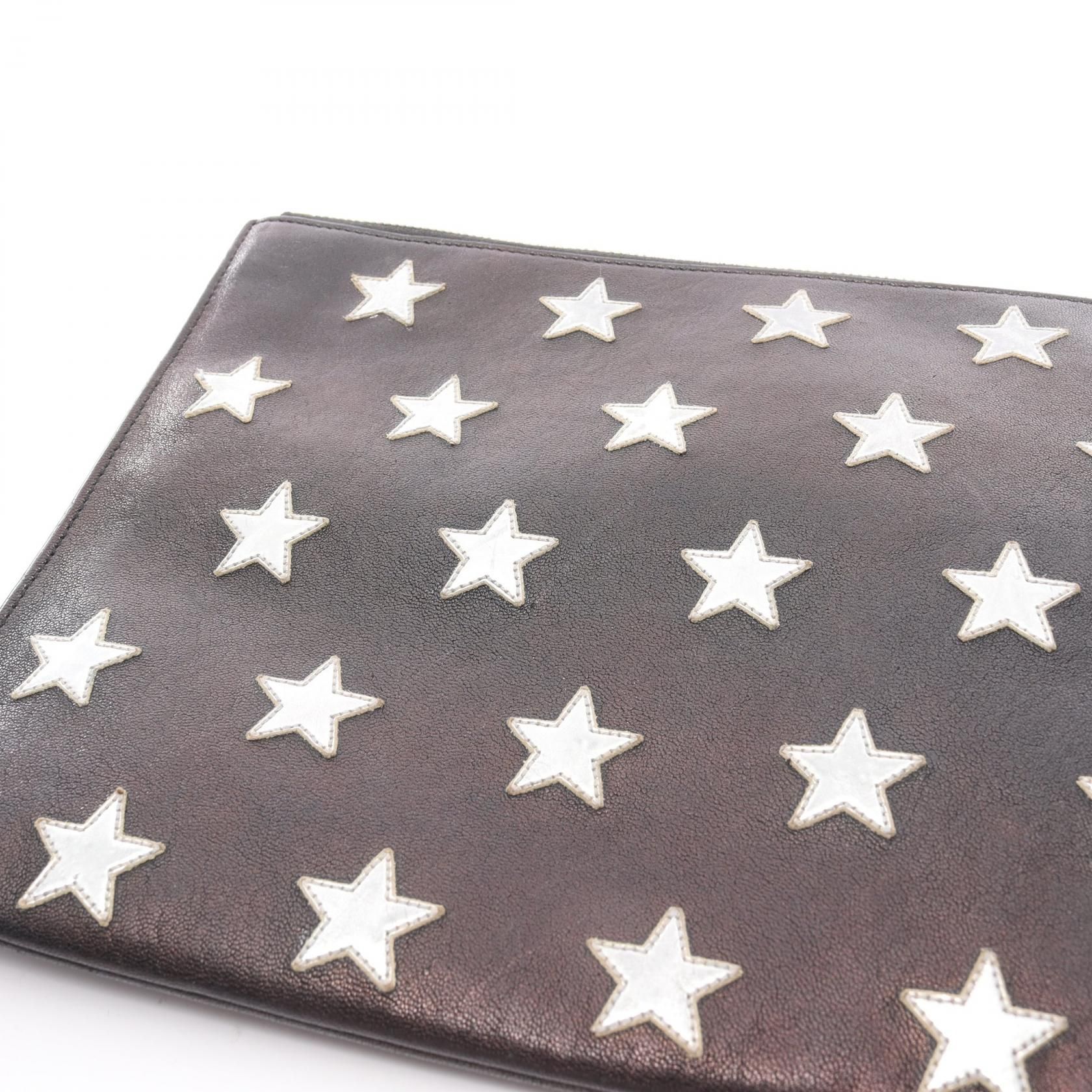 Pouch w/Silver Stars, Black — view 9