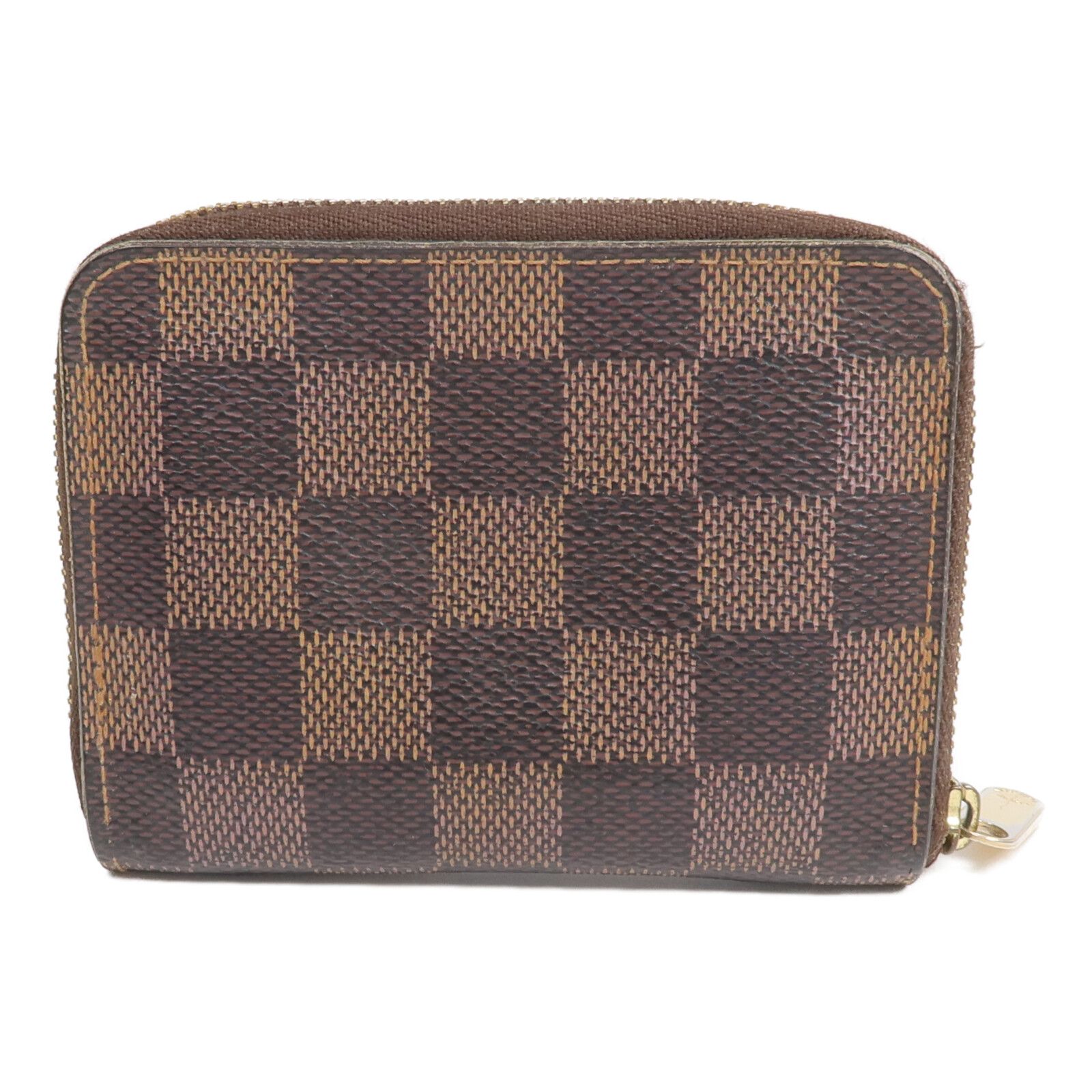 Damier Zippy Coin Purse Brown Coin Purse N 63070 — view 2