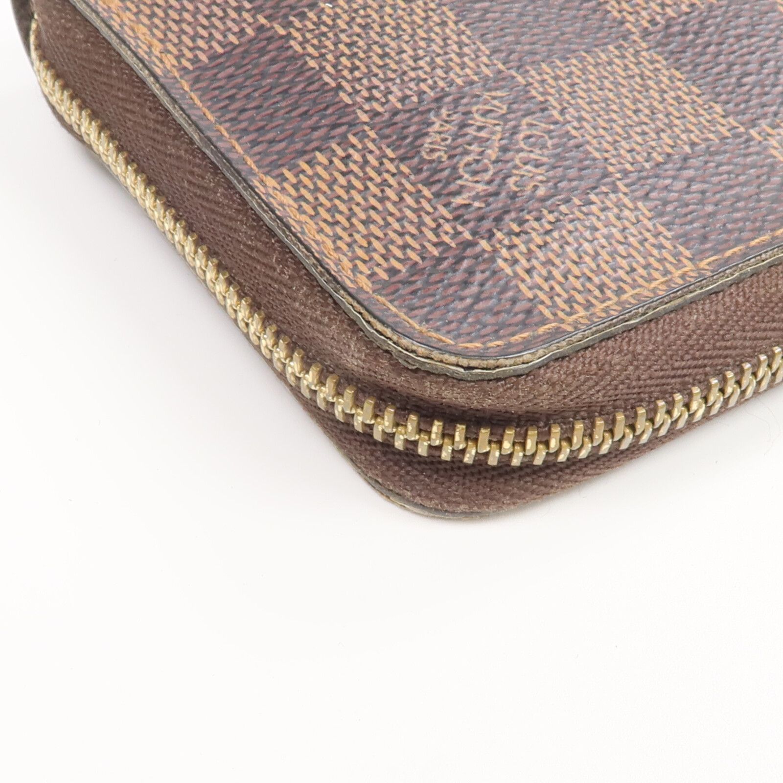Damier Zippy Coin Purse Brown Coin Purse N 63070 — view 9