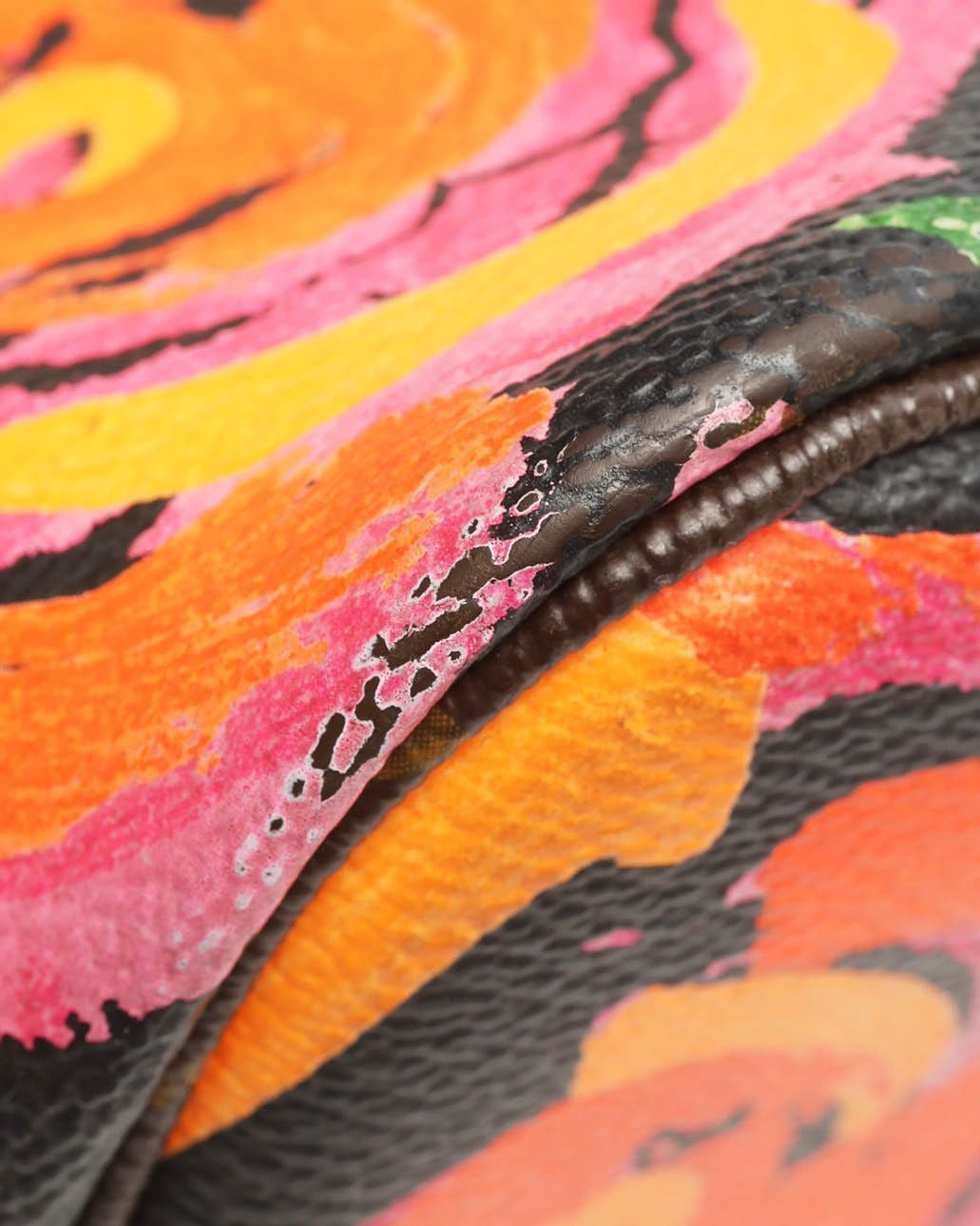 Stephen Sprouse Monogram Rose Neverfull MM Tote Bag — view 10