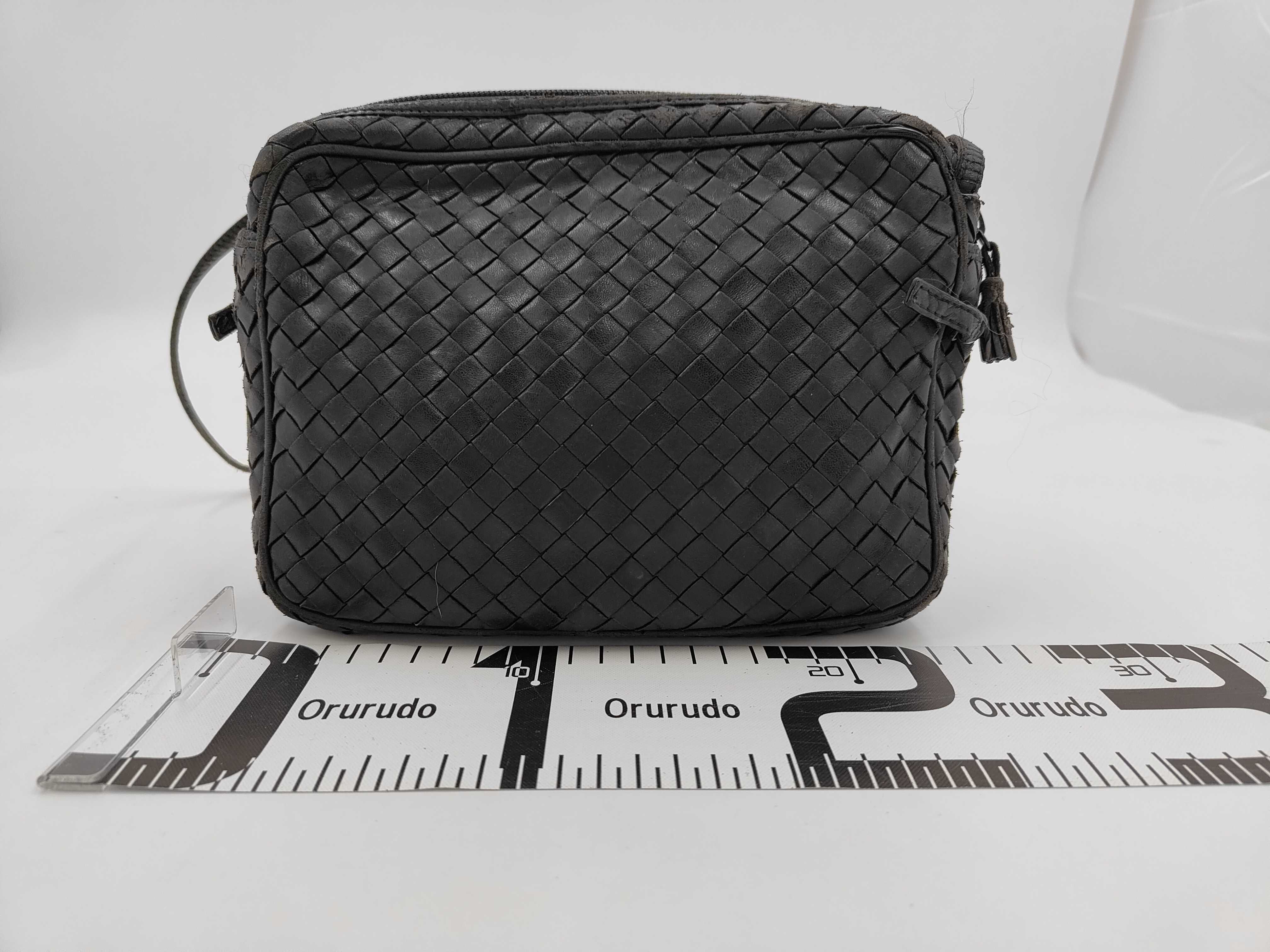 Vintage Intrecciato Woven Crossbody Bag — view 2