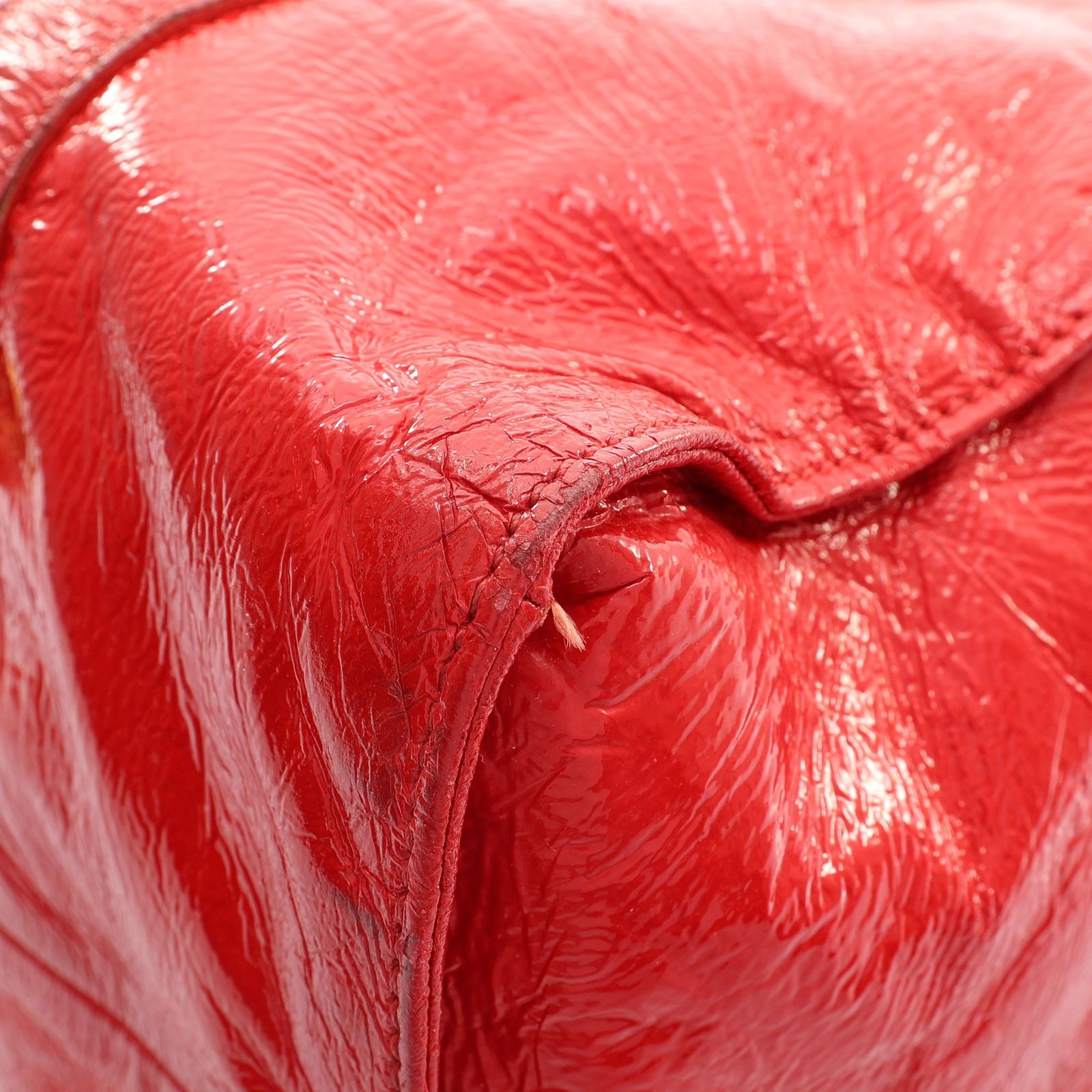 Patent Leather Shopper Tote — view 11