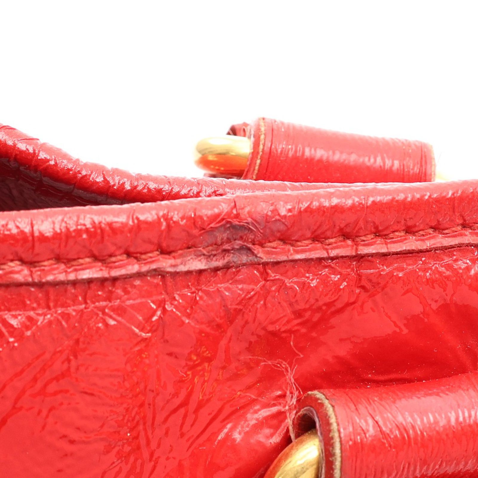 Patent Leather Shopper Tote — view 13