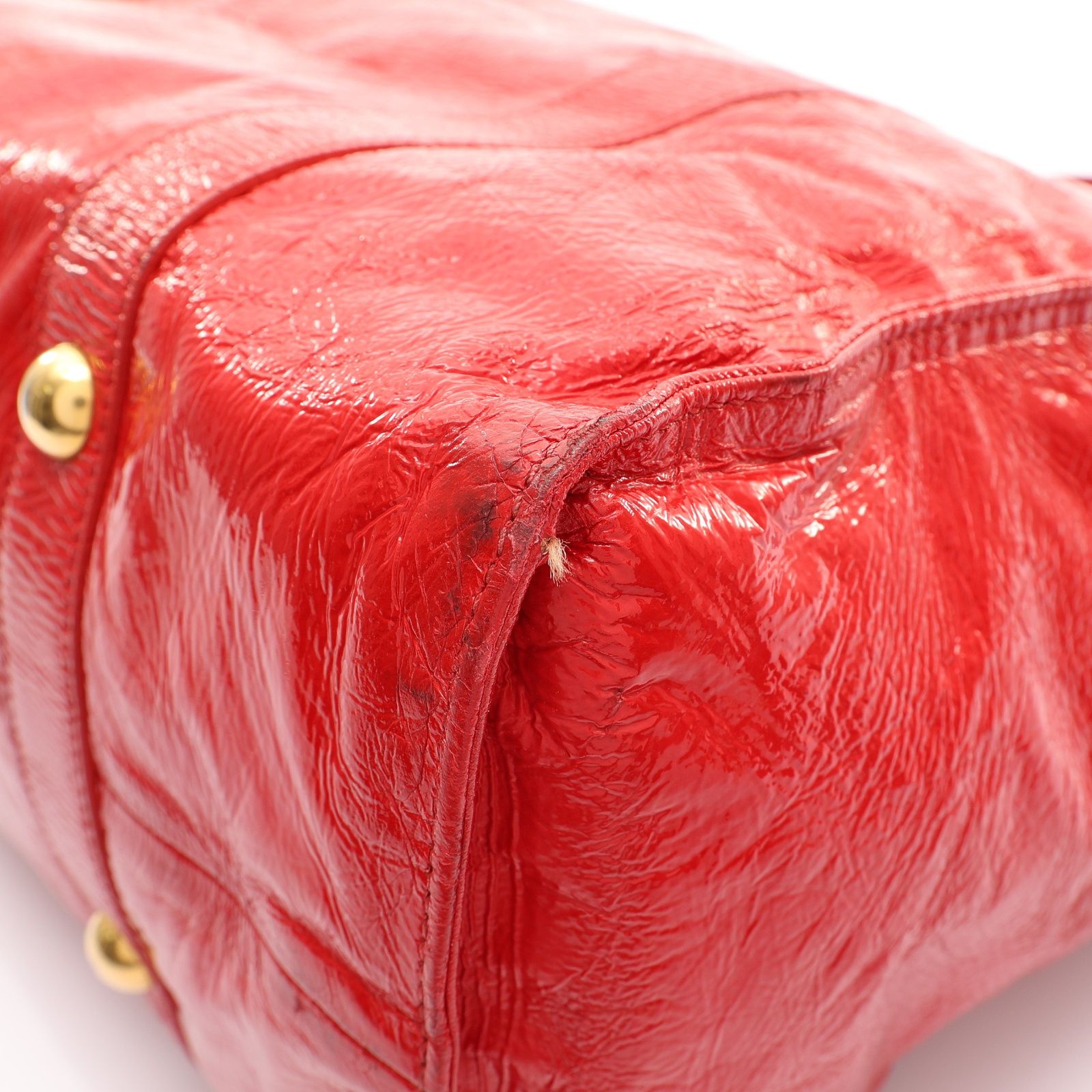 Patent Leather Shopper Tote — view 9