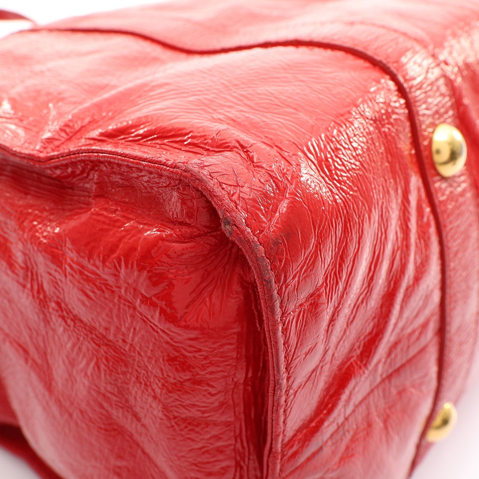 Patent Leather Shopper Tote — view 10