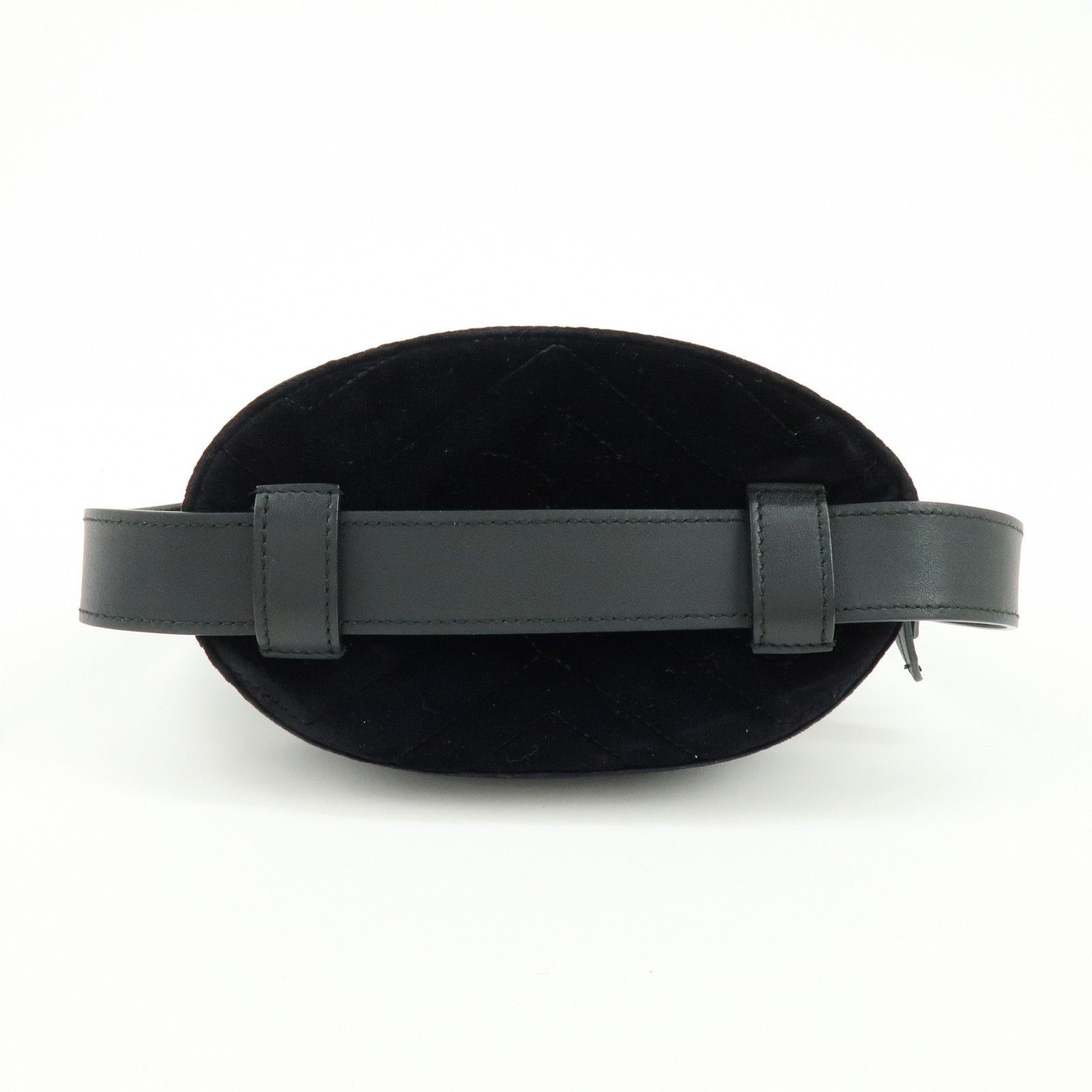 GG Marmont Double G Velvet Leather Waist Bag Body Bag 476434 — view 2