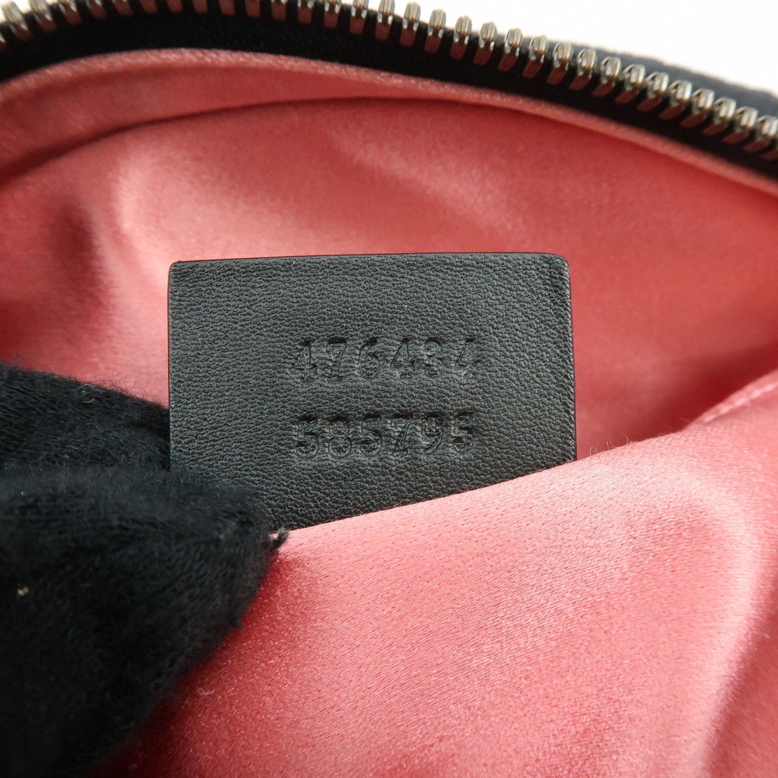 GG Marmont Double G Velvet Leather Waist Bag Body Bag 476434 — view 24