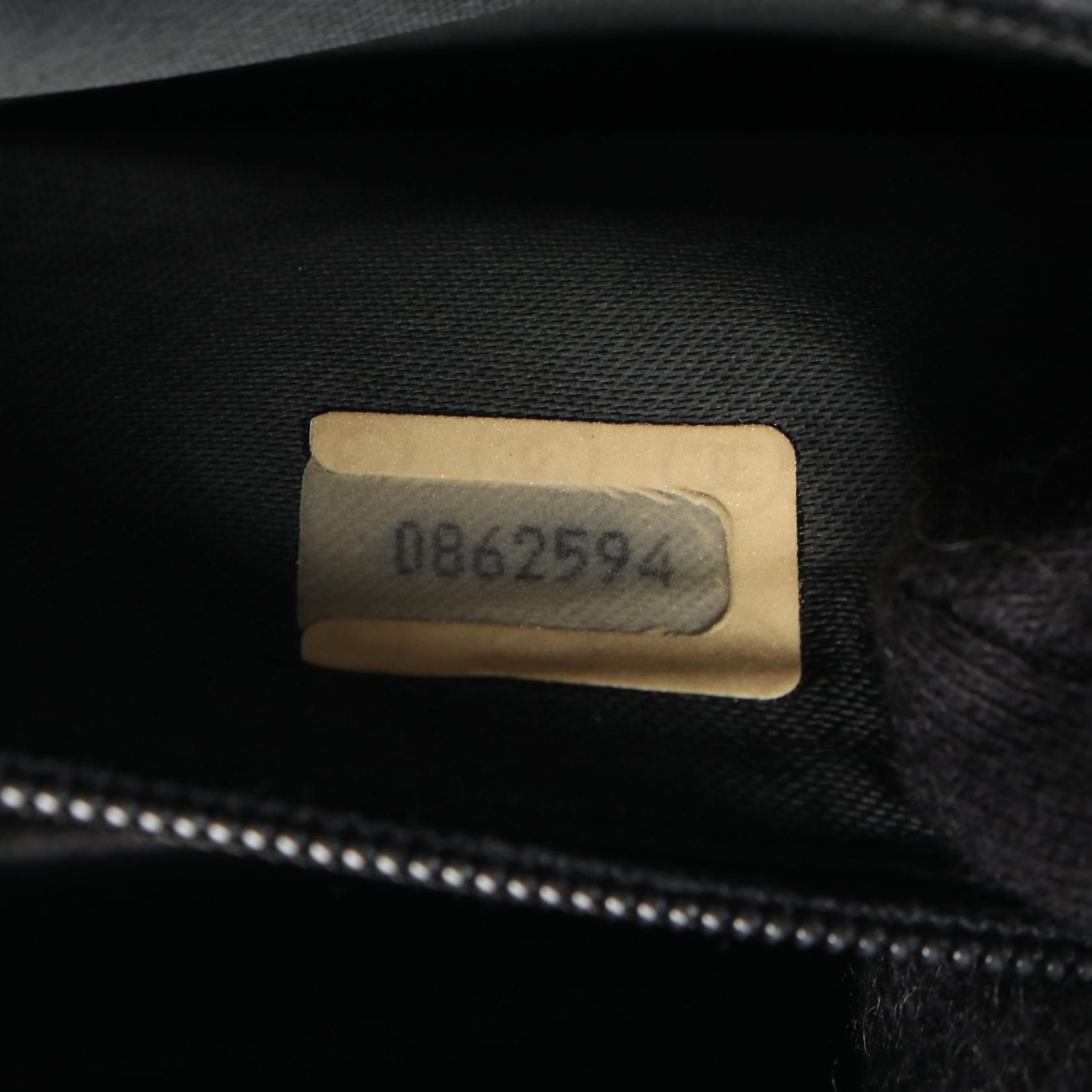 Black Coco Mark Diamond Stitch Handbag Lambskin (sheep Leather) — view 5