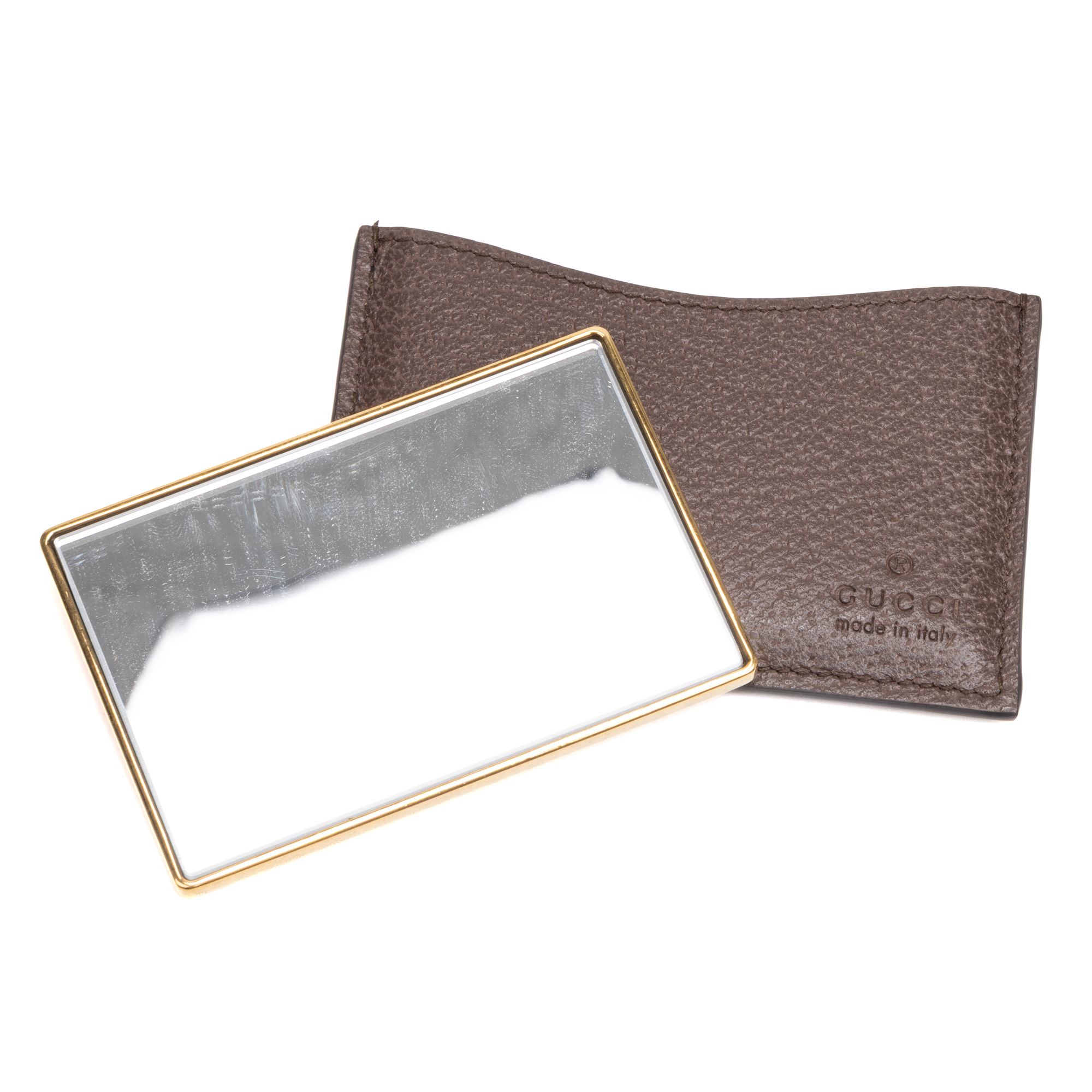 Small Bamboo Top Handle  Beige/Dark Brown  Jumbo GG Gold — view 10