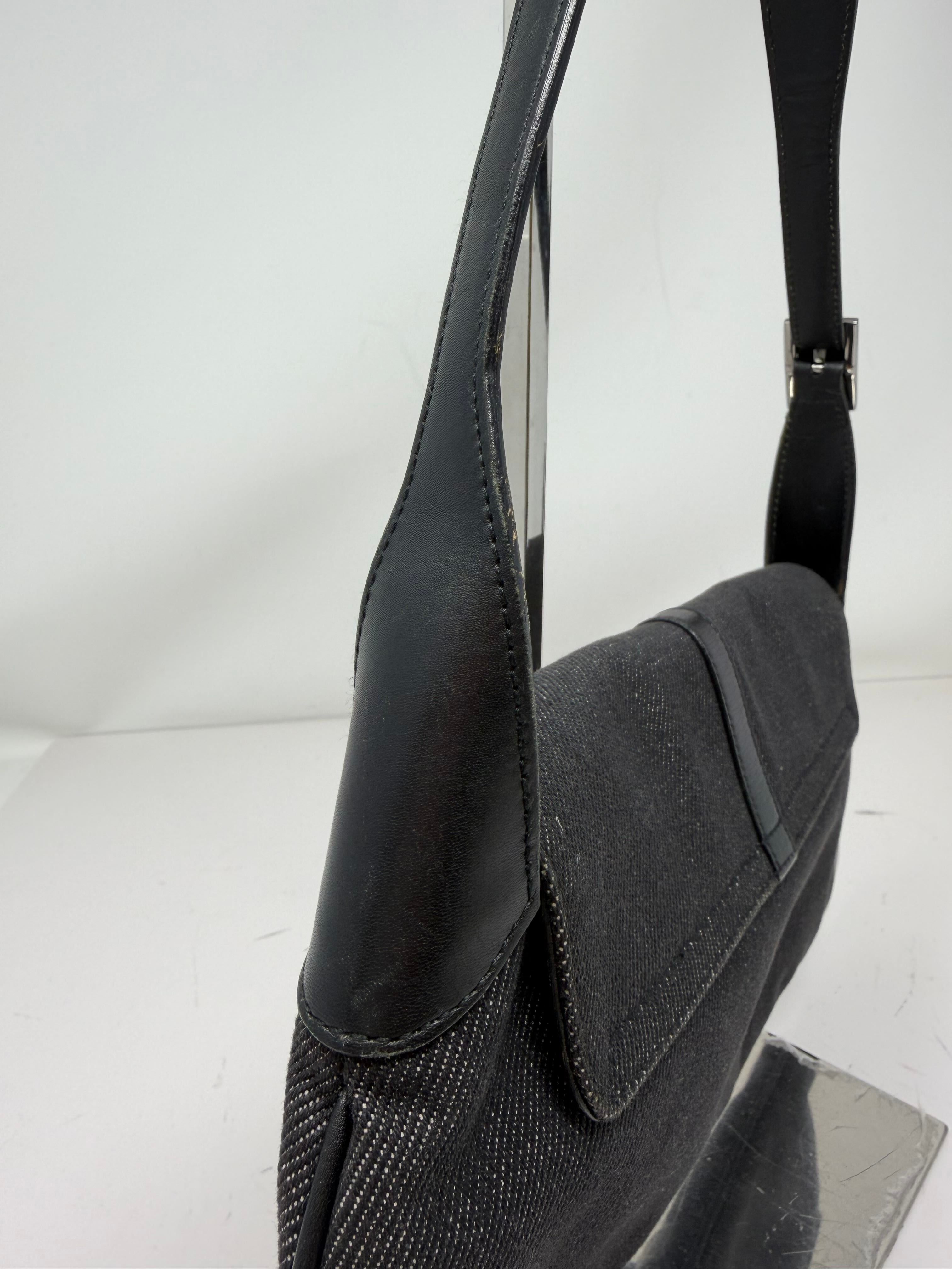 Bardot Pochette Bag Black,GG Canvas 90667 000926 — view 2