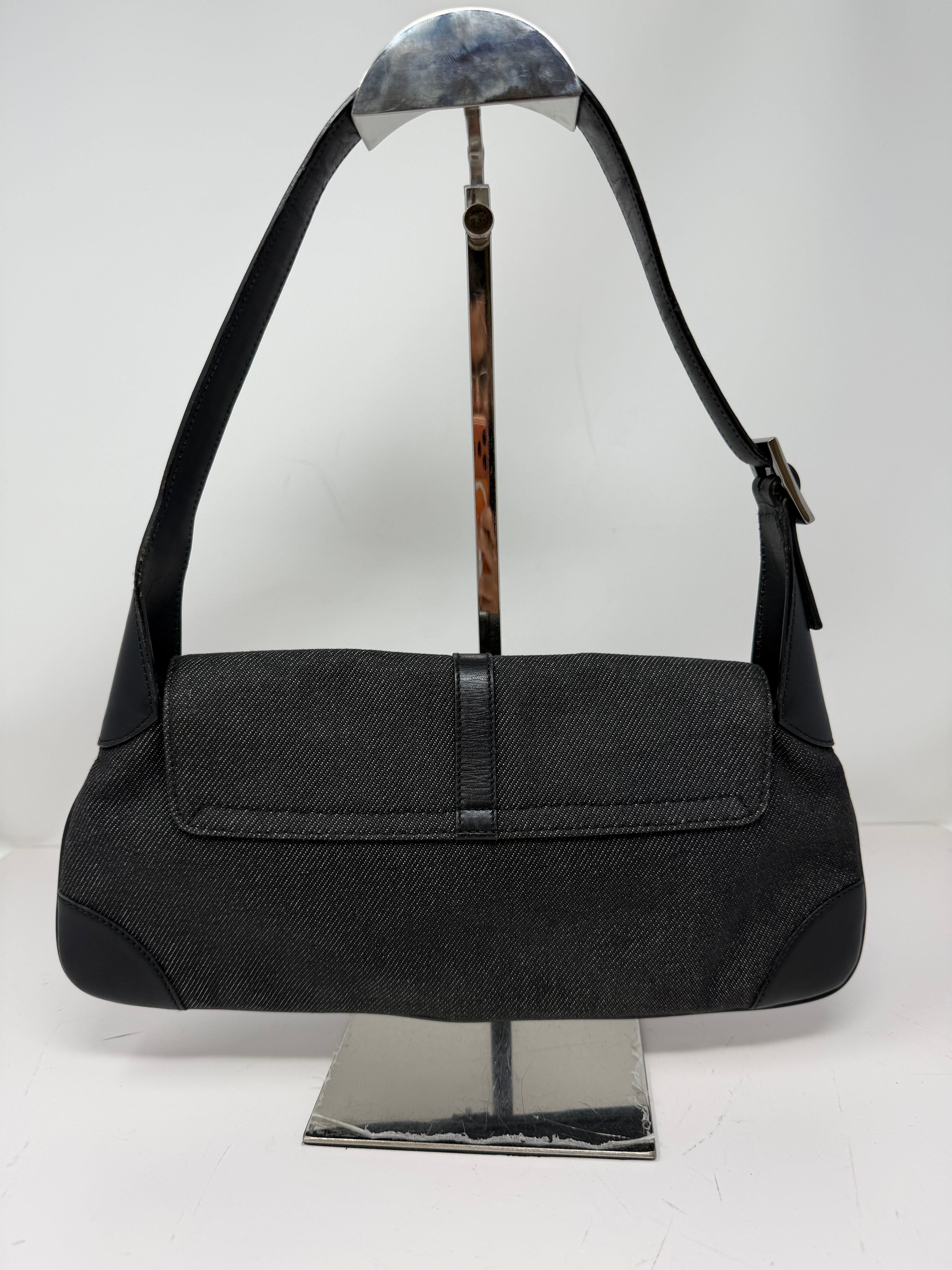 Bardot Pochette Bag Black,GG Canvas 90667 000926 — view 3