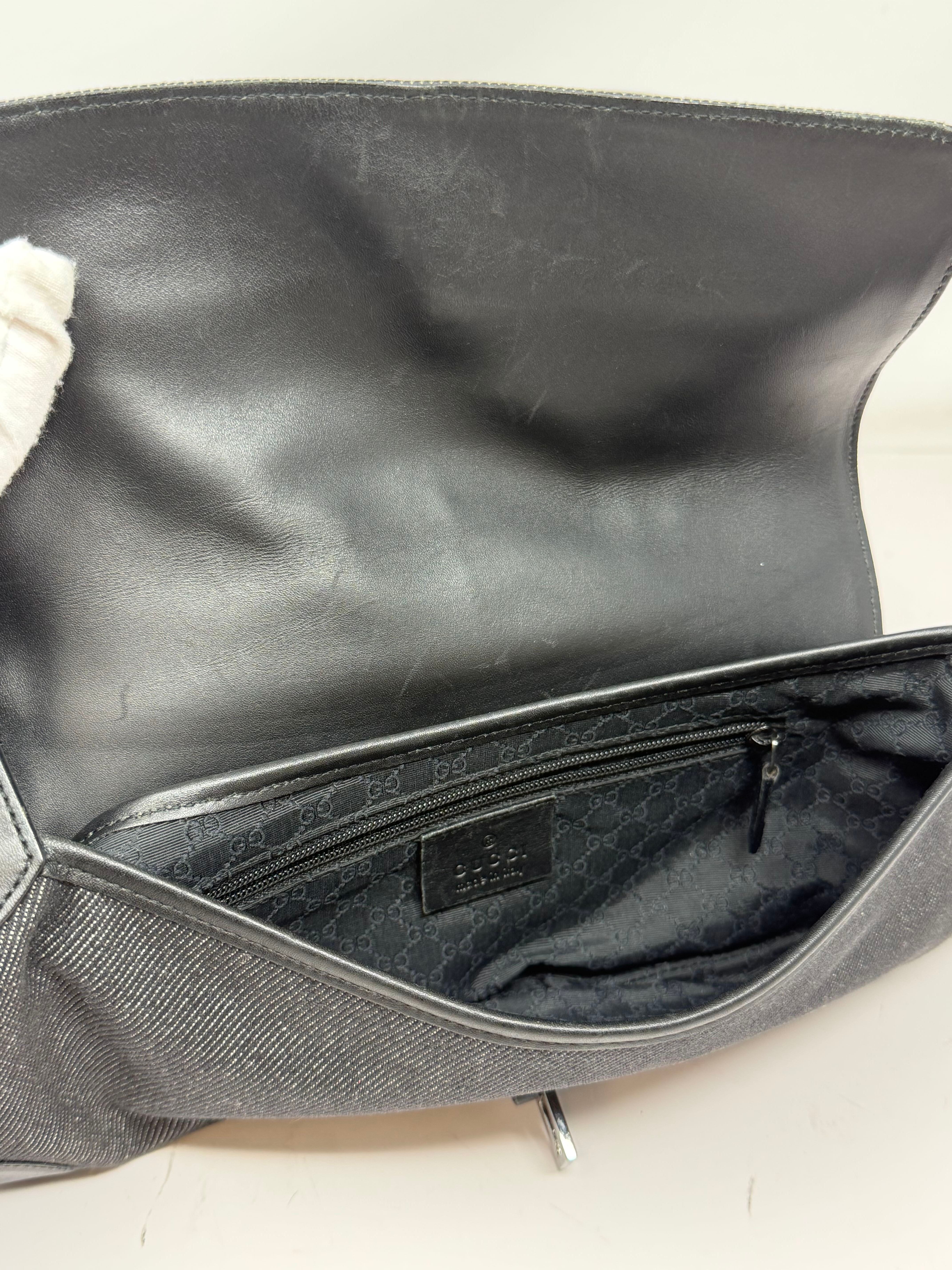 Bardot Pochette Bag Black,GG Canvas 90667 000926 — view 7