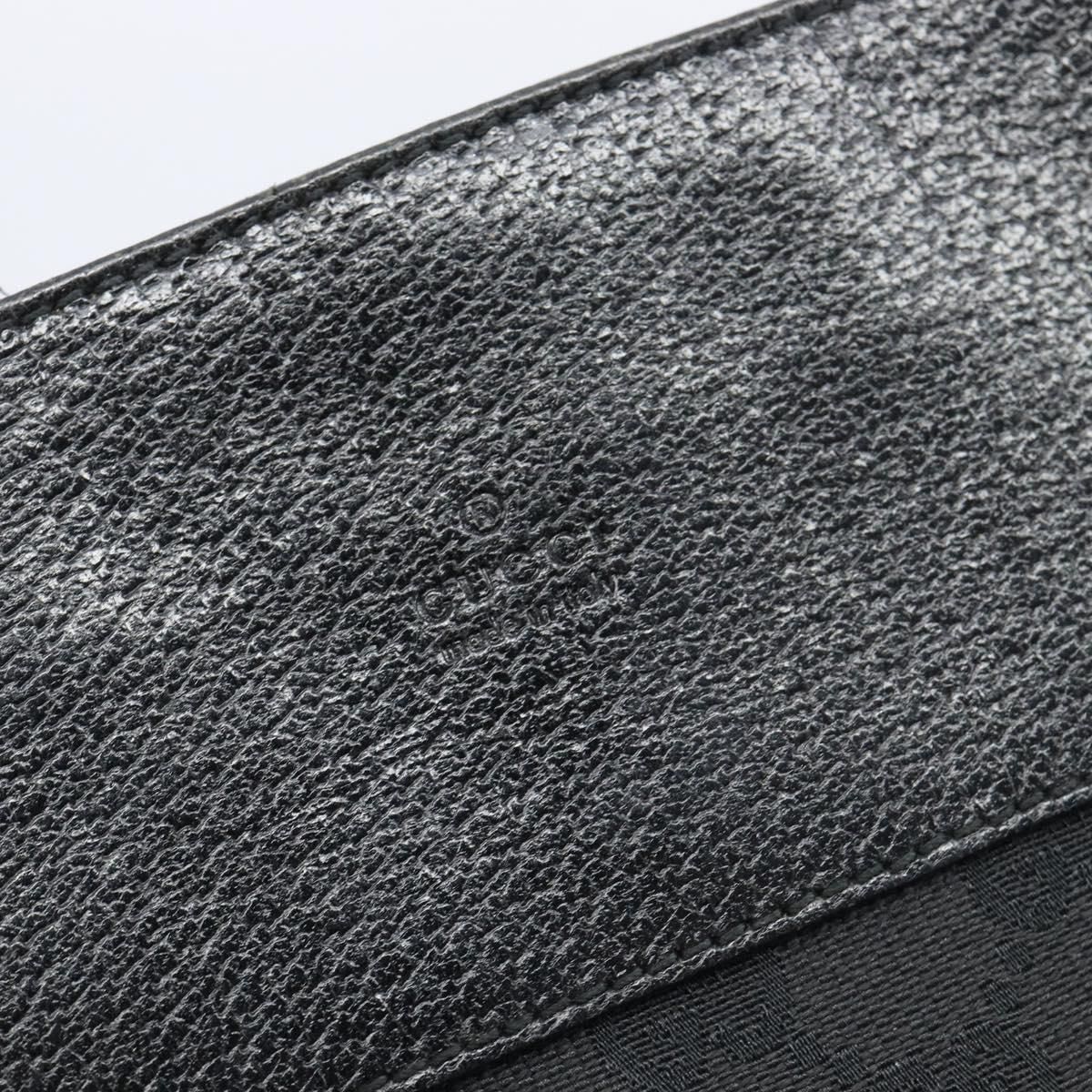 GG Monogram Messenger Crossbody Bag Black — view 17