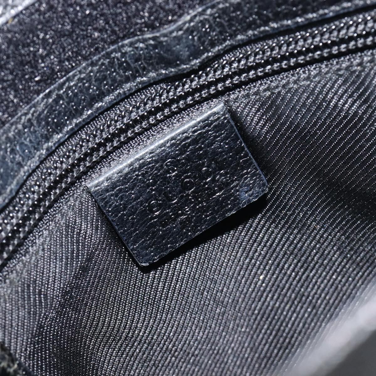 GG Monogram Messenger Crossbody Bag Black — view 18