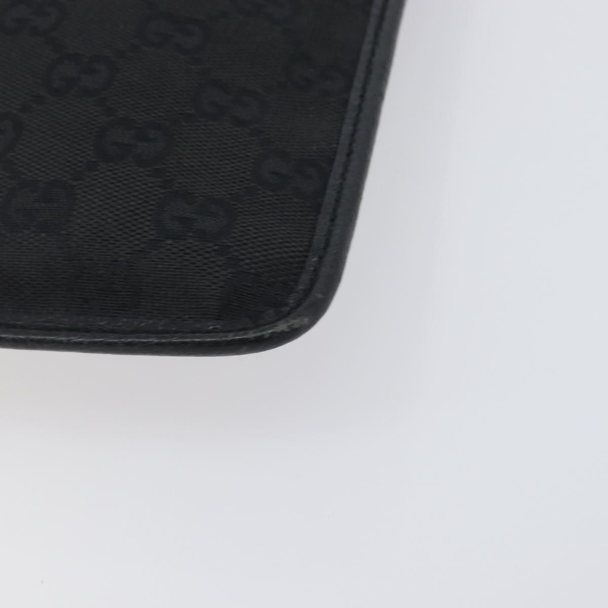 GG Monogram Messenger Crossbody Bag Black — view 9