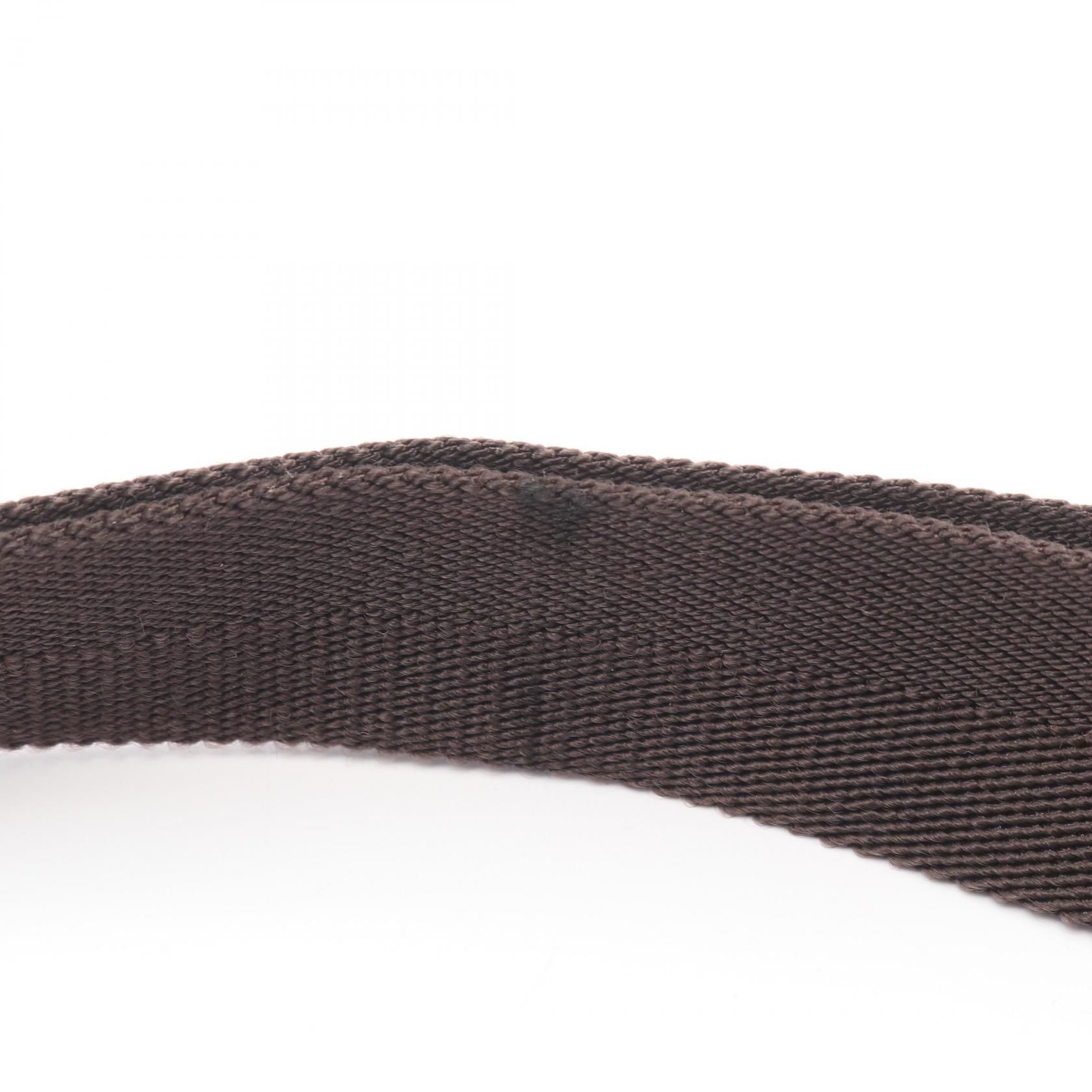 Small Perforated Flat Messenger, GG Canvas — view 6