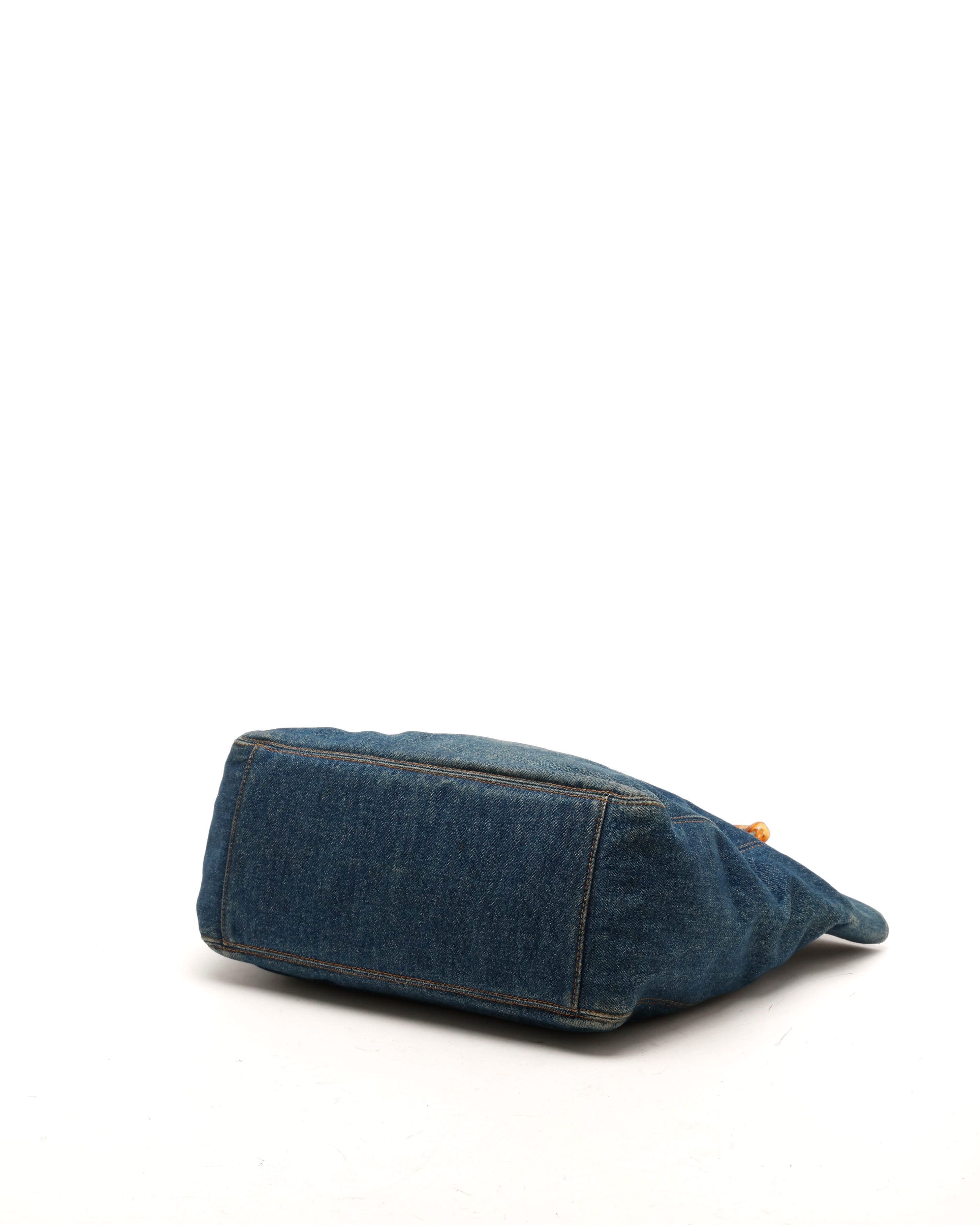 CC Denim Tortoise Tote Bag — view 6