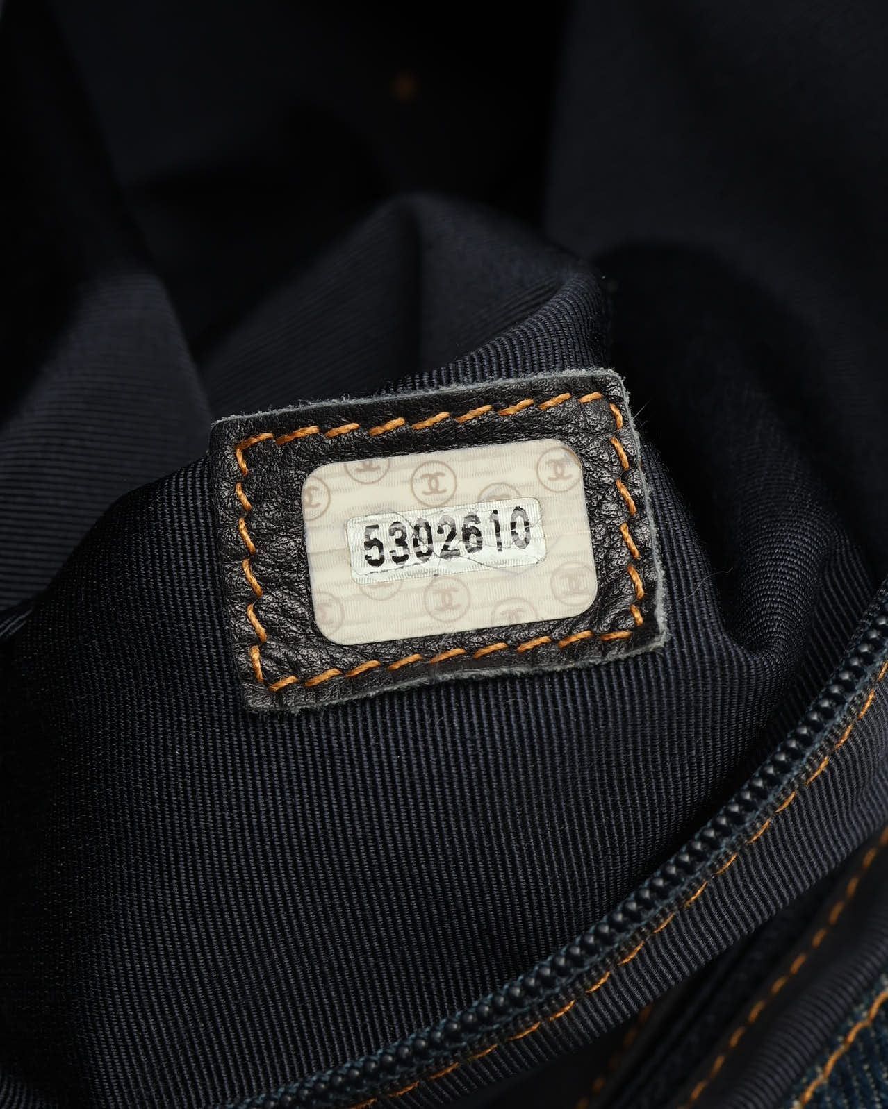 CC Denim Tortoise Tote Bag — view 9