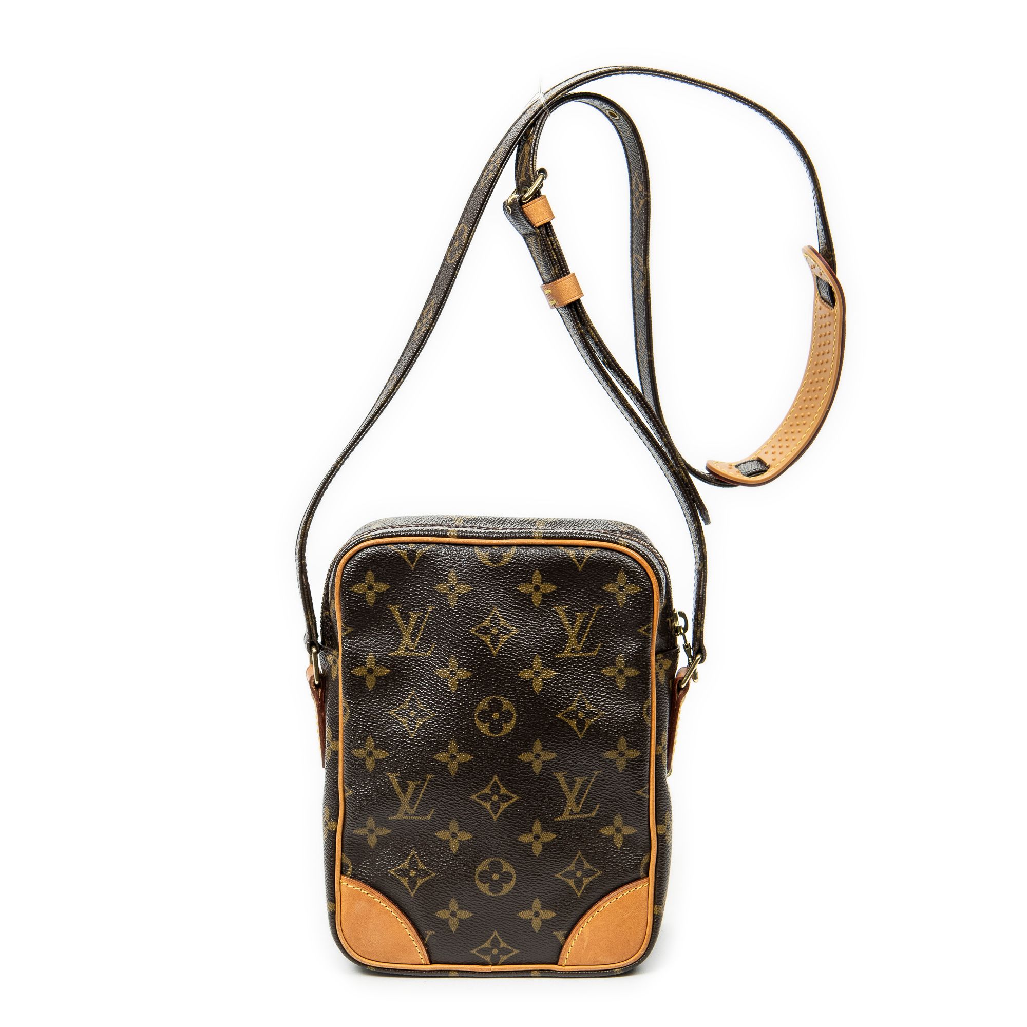 Amazone PM Brown Monogram Canvas Golden Brass — view 5